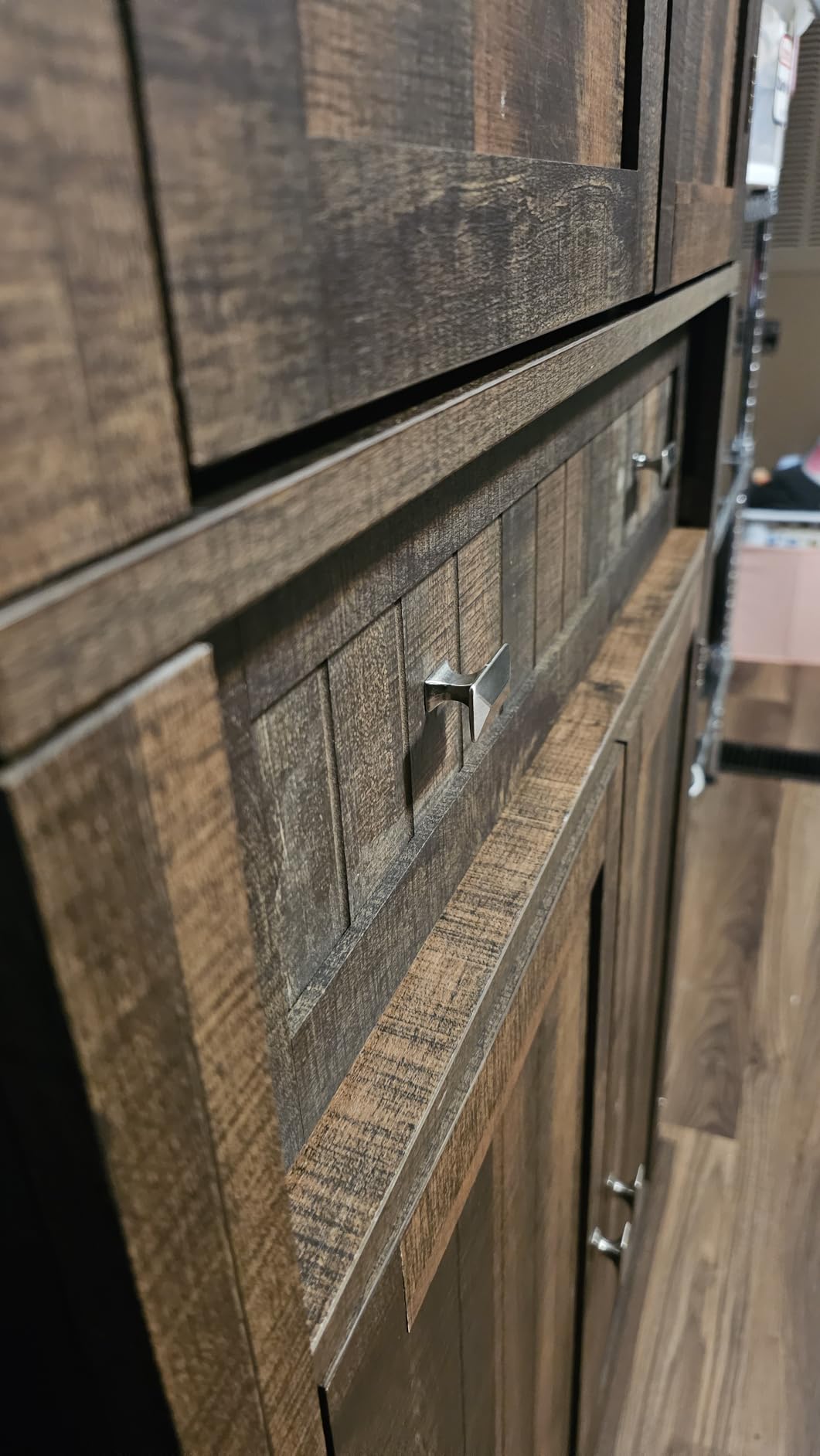VASAGLE Pantry Cabinet, Freestanding Tall Cupboard with a Drawer customer photo 1