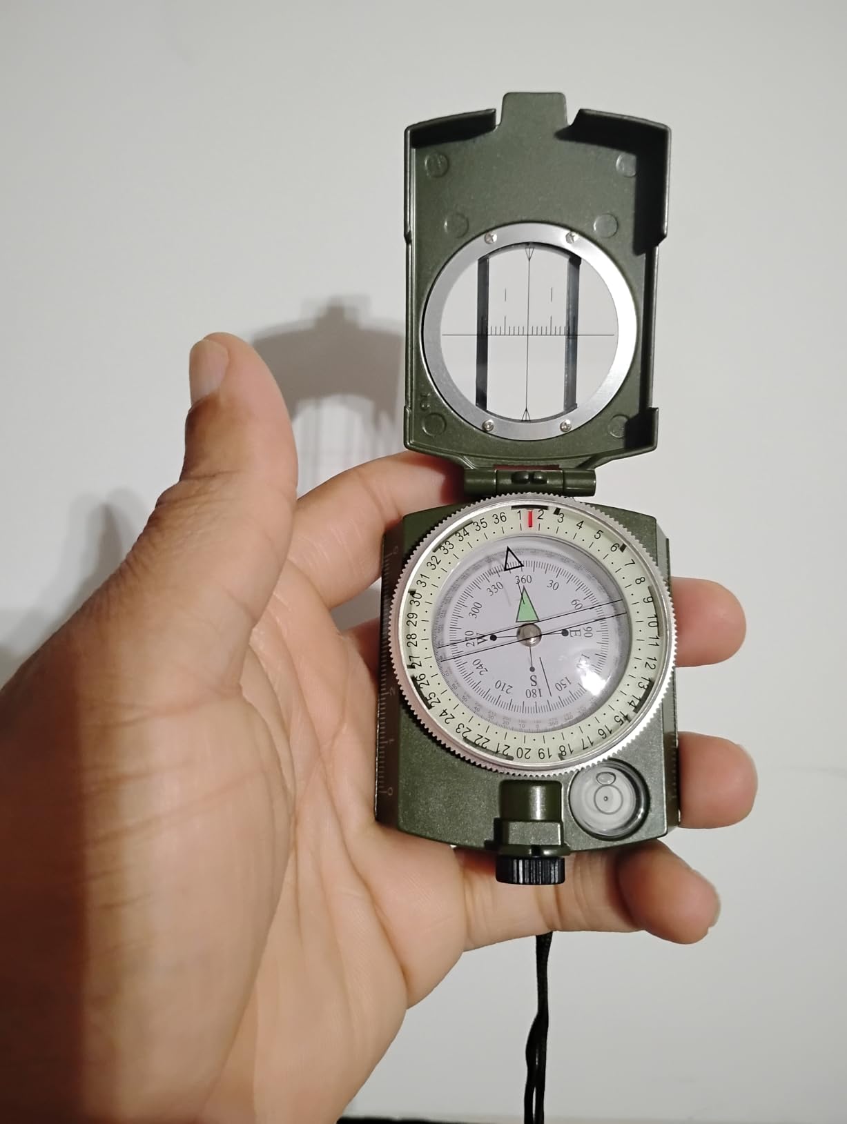 Compass, Hiking Compass for Survival with Lensatic – Water-Resistant Durable and Pocket-Sized customer photo 1