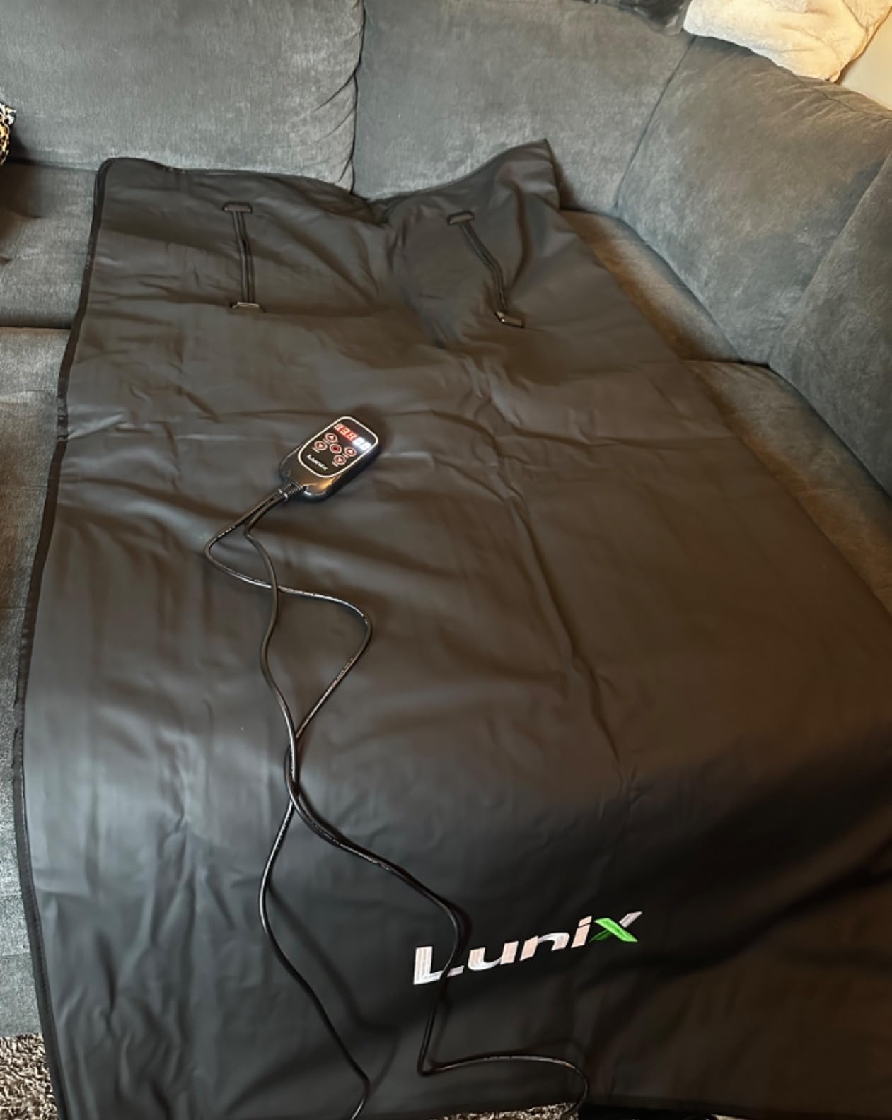 Lunix LX17 Far Infrared Sauna Blanket, Portable Sauna for Home customer photo 2