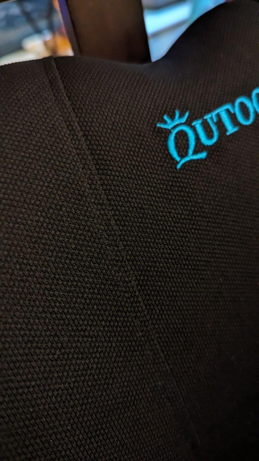 QUTOOL Patented Lumbar Support for Office Chair Pressure Relief | Improve Posture Ergonomic Lower Back Support Pillow with Adjustable Straps, High-Density Memory Foam, Long Sitting Comfort customer photo 2