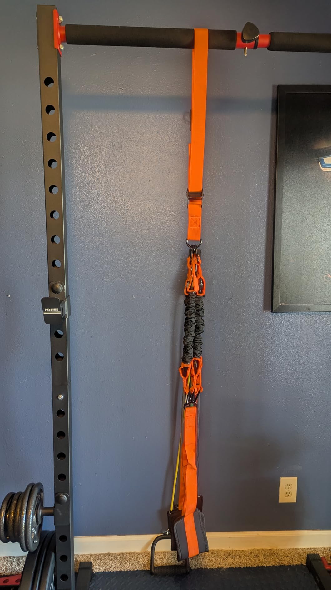 FLYBIRD SR1 Squat Rack, Adjustable Power Rack for 6FT/7FT Barbells customer photo 1