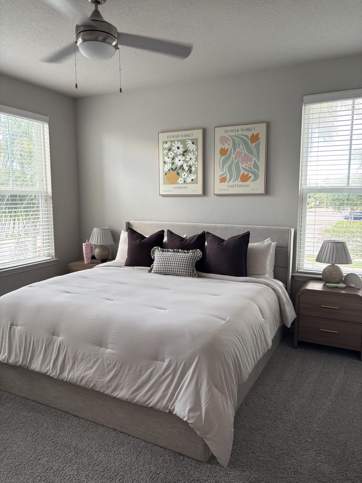 Allewie Queen Size Lift Up Hydraulic Storage Bed Frame Light Beige | Modern Wingback Headboard, Hydraulic Support Storage, No Box Spring Needed customer photo 1