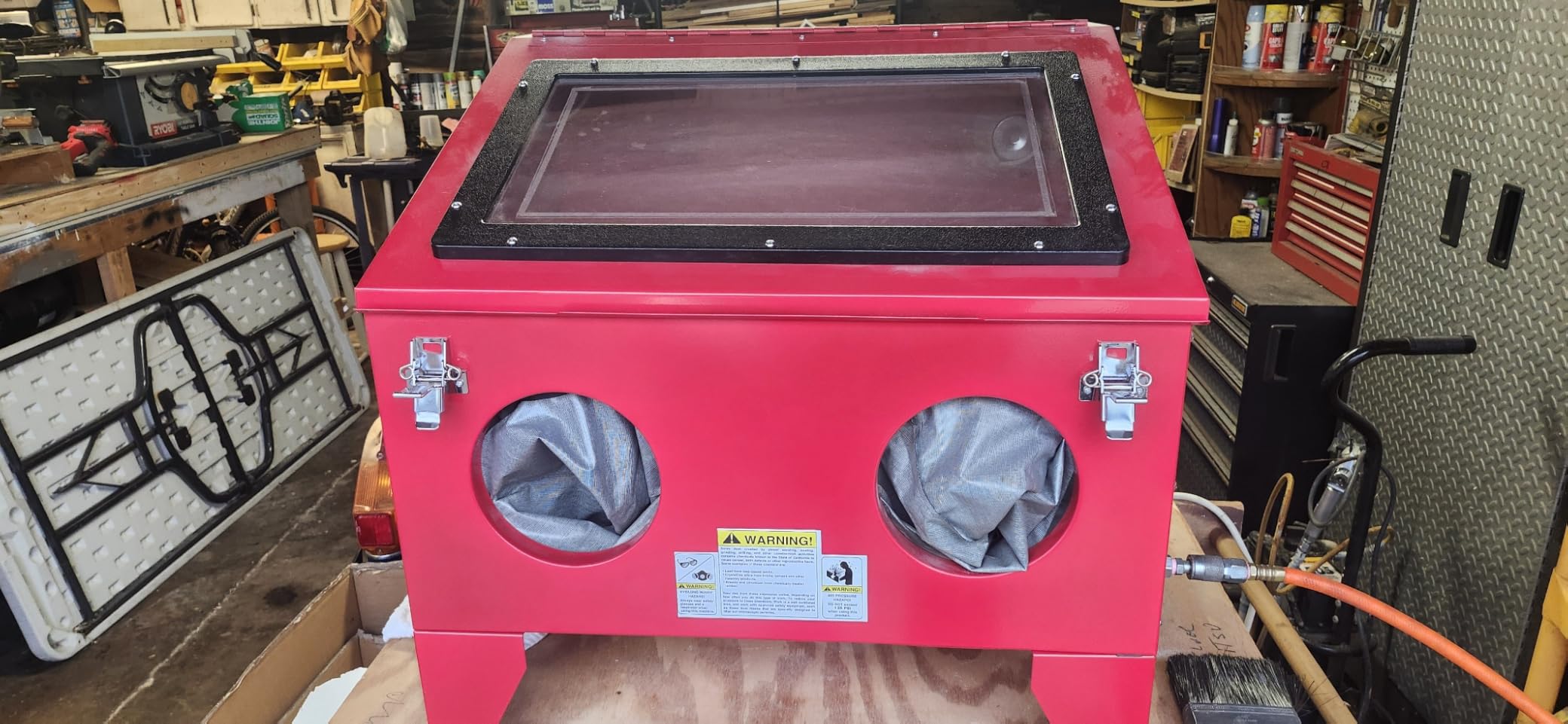 40 Gallon Bench Top Air Sandblasting Cabinet customer photo 2