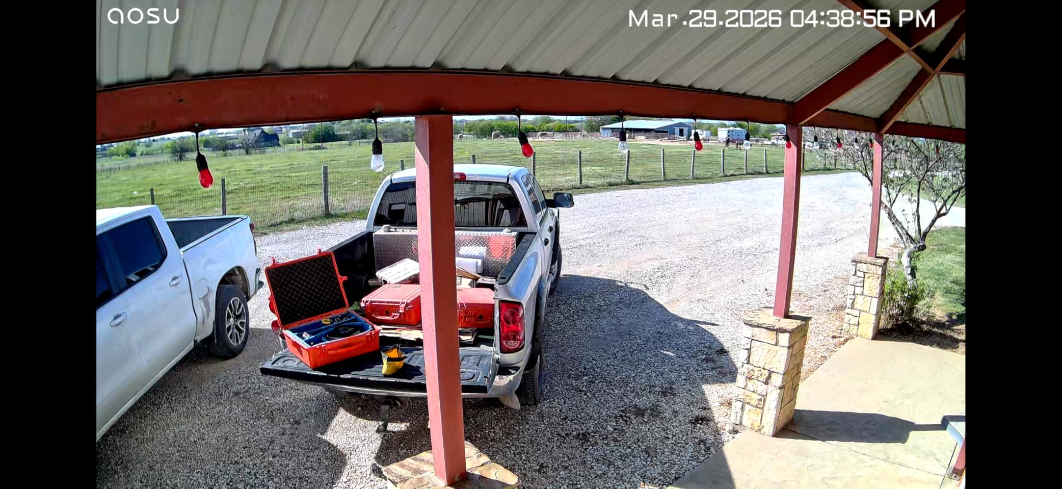 aosu Wired Floodlight Camera 3K 2600-Lumen 24/7 Recording customer photo 1