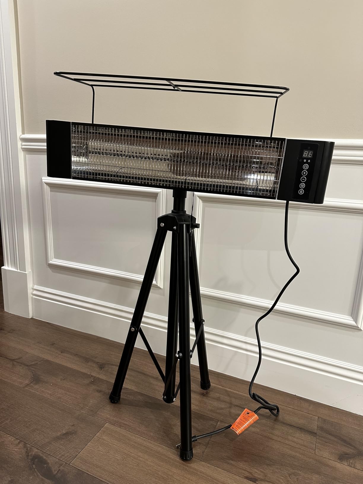 VAGKRI Outdoor Heaters, Electric Infrared Patio Heater with Remote and 12H Timer, IP65 Waterproof, 3 Heat Levels, Wall Mount or Tripod Stand for Home, Office, Patio, Garage customer photo 1