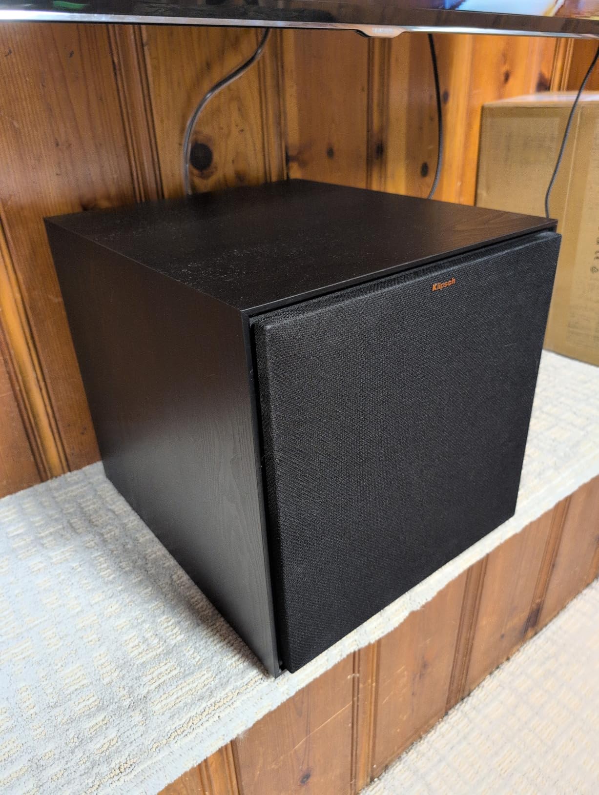Klipsch Reference R-101SW 10” Front-Firing Subwoofer with All-new Spun-Copper 10” woofers and an All-Digital Amplifier for Premium Home Theater Sound in Black customer photo 1