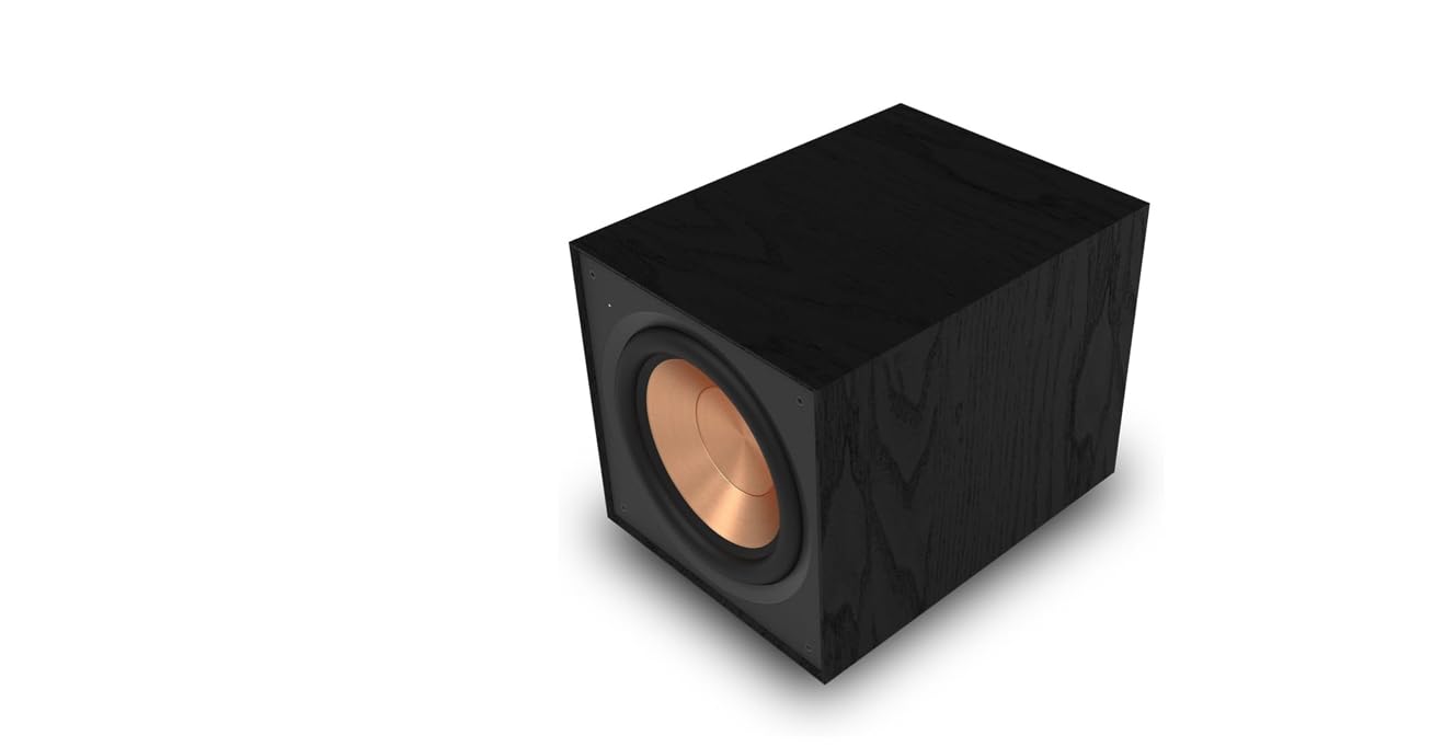 Klipsch Reference R-101SW 10” Front-Firing Subwoofer with All-new Spun-Copper 10” woofers and an All-Digital Amplifier for Premium Home Theater Sound in Black customer photo 2