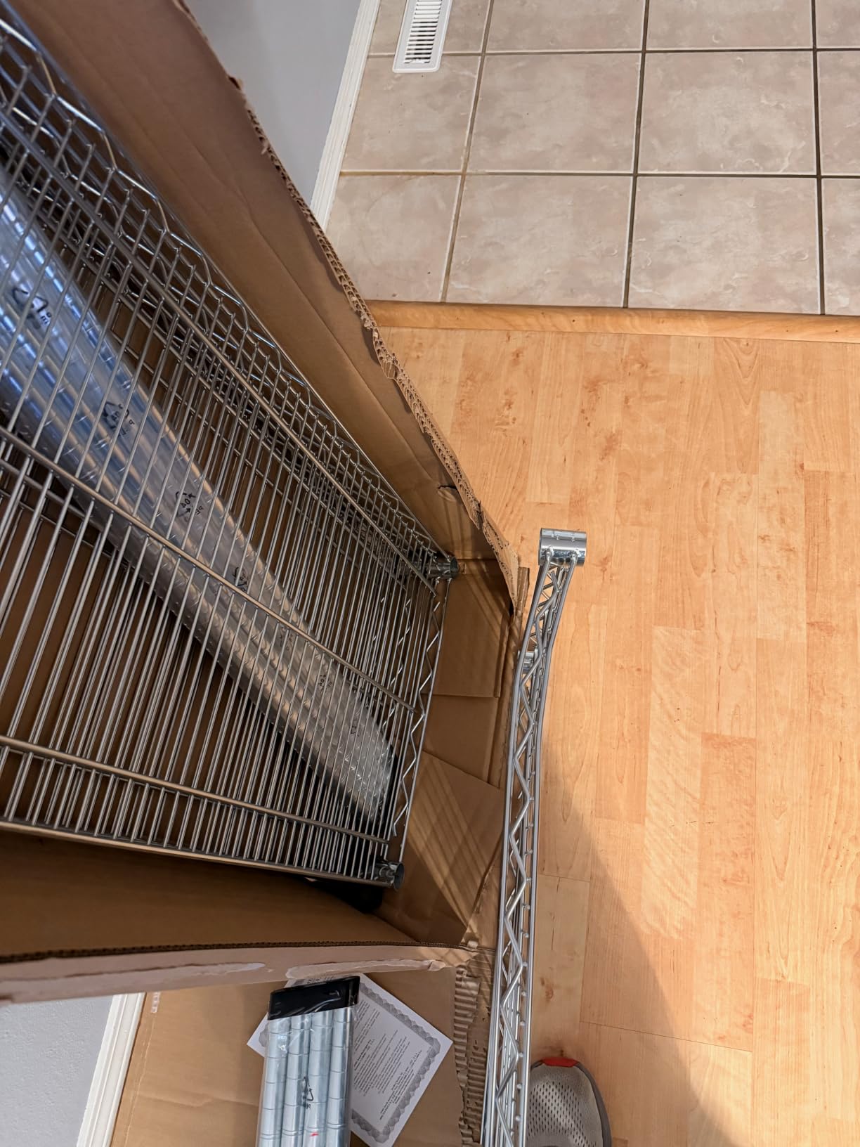 UltraDurable 5-Tier NSF Steel Wire Shelving, 60