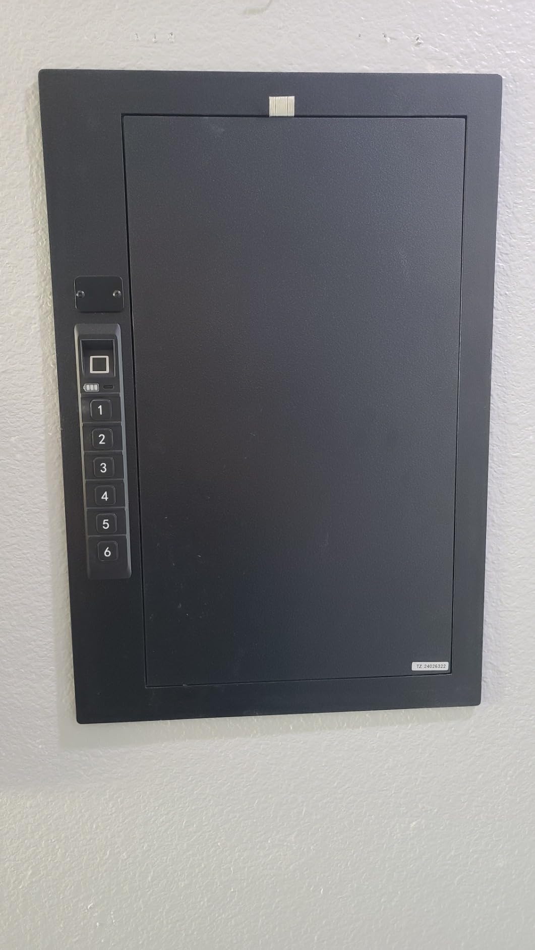 Wall Safe, Hidden Fingerprint Security wall Safe, In Wall Safe Between Studs, Upgraded Biometric/Keypad/Key Access, Secure Handgun, Documents, Jewelry, Valuables (Biometric Fingerprint) customer photo 2