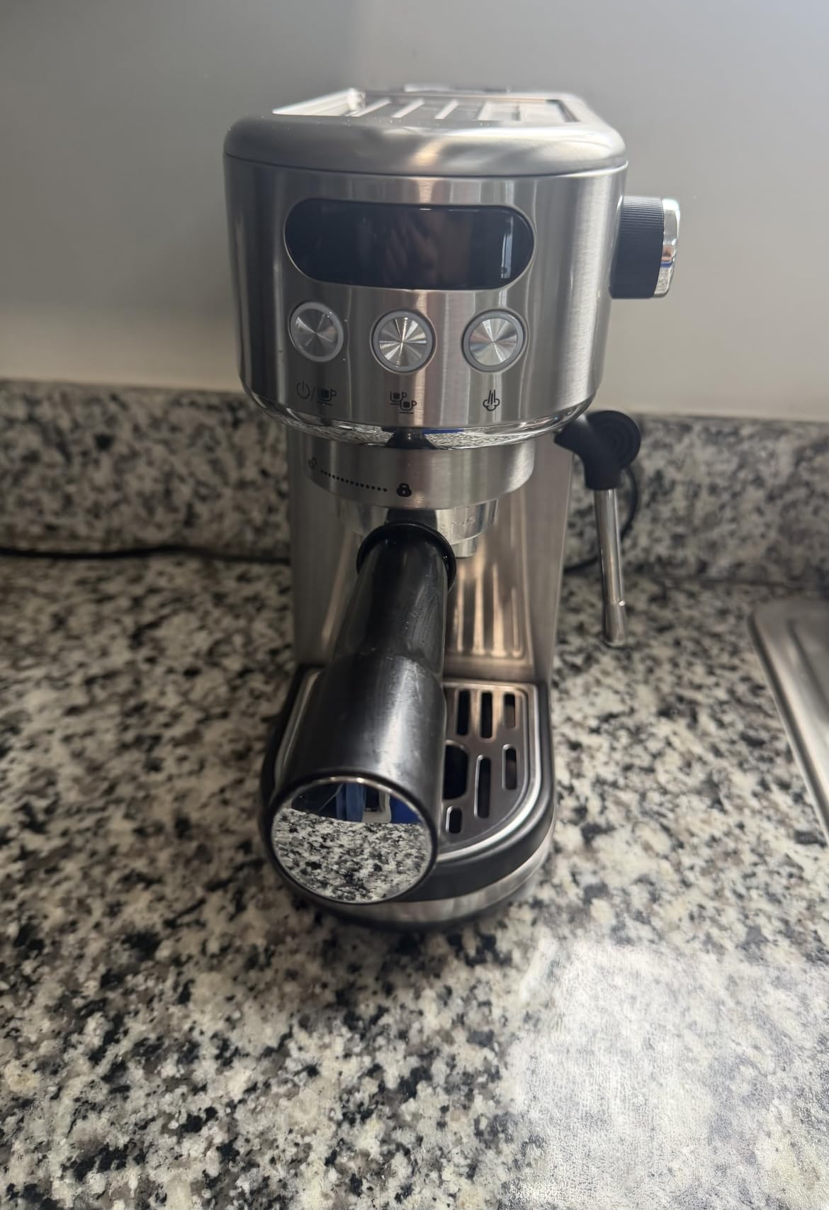 Neretva 20 Bar Espresso Machine Super Compact Espresso Coffee Machine | Professional Stainless Steel Espresso Maker with LED Display and Powerful Steam for Home Baristas to Make Latte, Cappuccino customer photo 2