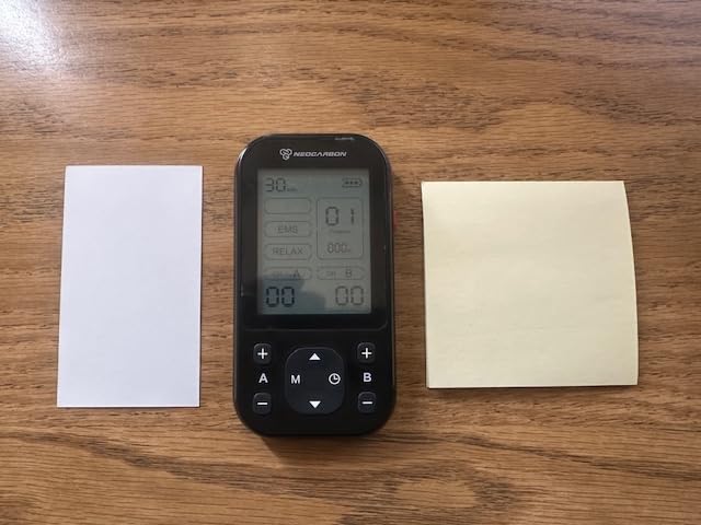 NEOCARBON TENS Unit Muscle Stimulator Pro for Back Pain Relief, Red | Versatile Pain Relief, All-in-One Kit, Portable & Convenient, Pulse Massager Pain Relief Kit, Fast & Efficient Charging customer photo 2