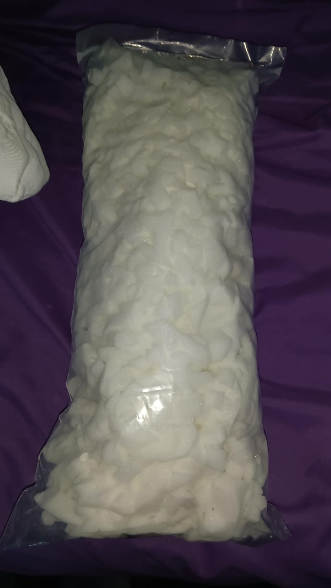 KUCEY Cooling Side Sleeper Pillow for Neck and Shoulder Pain, Luxury Shredded Memory Foam Curved Bed Pillows for Sleeping Set of 1- Adjustable Queen Size- Washable Cover Crescent White customer photo 1