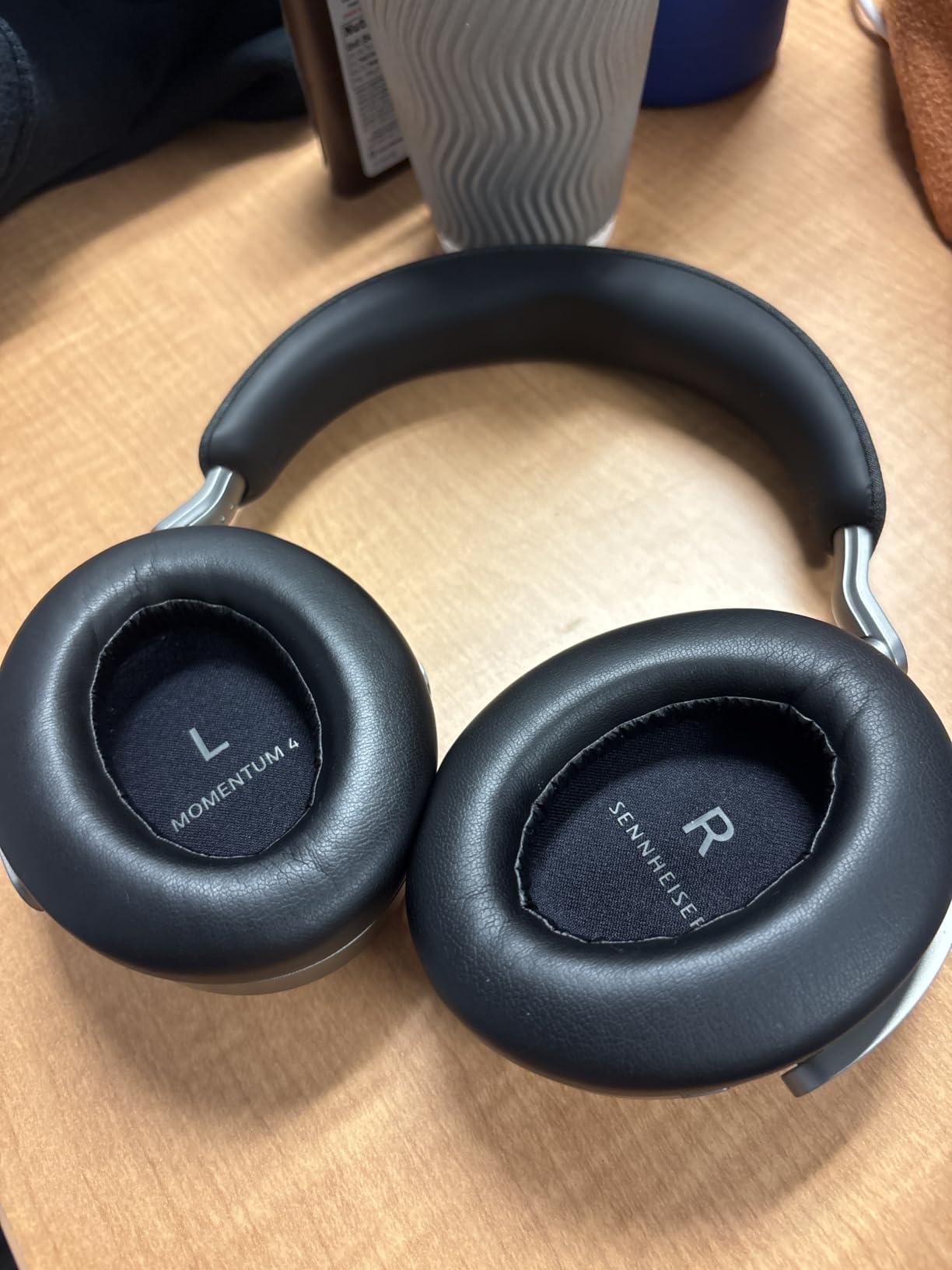 Sennheiser Consumer Audio Momentum 4 Wireless Headphones - Bluetooth Headset for Crystal-Clear Calls with Adaptive Noise Cancellation, 60h Battery Life, Lightweight Folding Design - Black/Copper customer photo 1