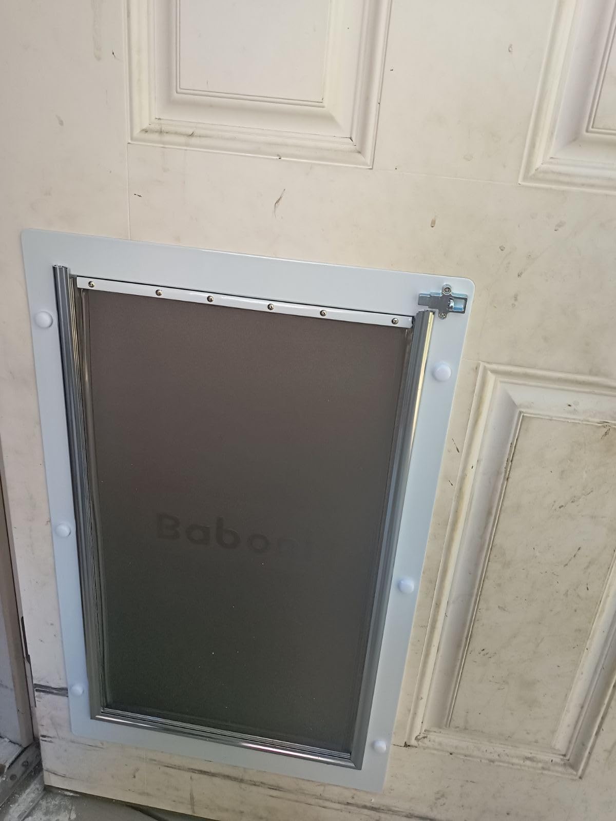 Baboni Dog Door for Door,3-Flap,Metal Frame,X-Large customer photo 1