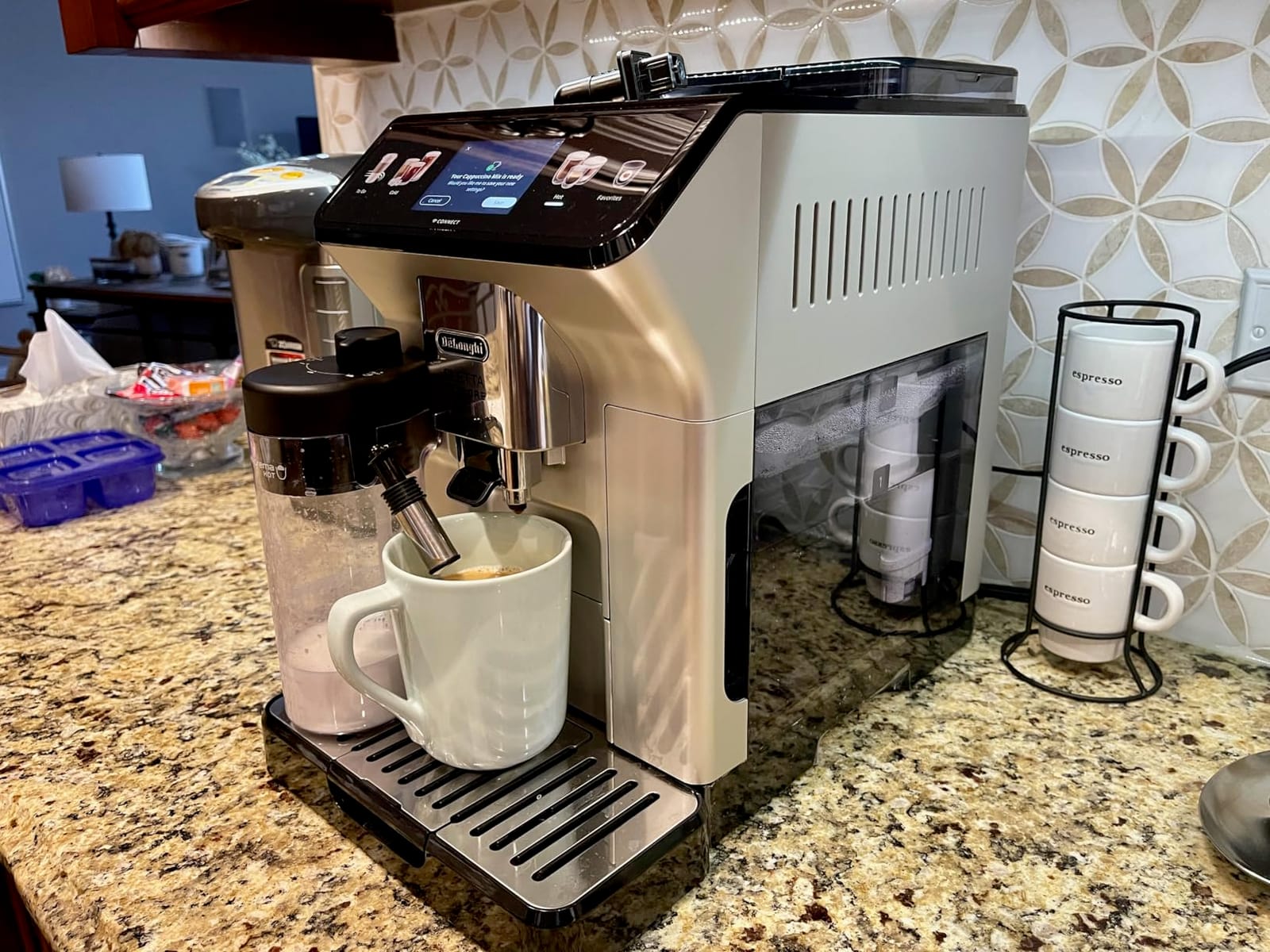 De'Longhi Eletta Explore Espresso Machine with Coffee Grinder, Milk Frother customer photo 2