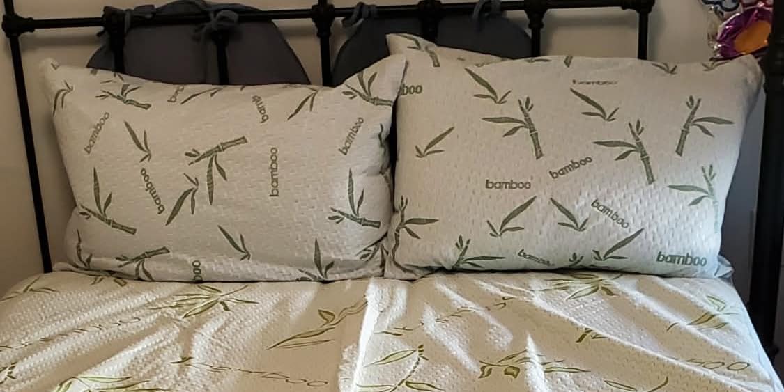 Bamboo Viscose Waterproof Pillow Protectors Queen Size, Pack of 2 | Zippered Pillow Covers, Bedbug & Dust Mite Proof Pillow Cases, Soft, Breathable & Machine Washable Pillow Encasements customer photo 2