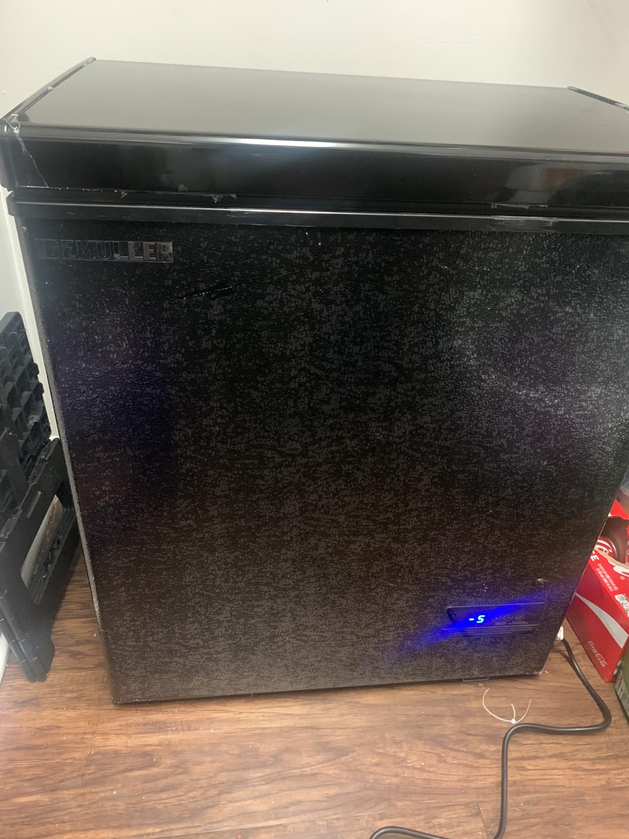 DEMULLER Chest Freezer 4.0 CU. FT Ultra-low Temperature Deep Freezers (Down to -12 ℉) with TWO Removable Baskets Accurate Display of Cabinet Temp Freestanding Black customer photo 1