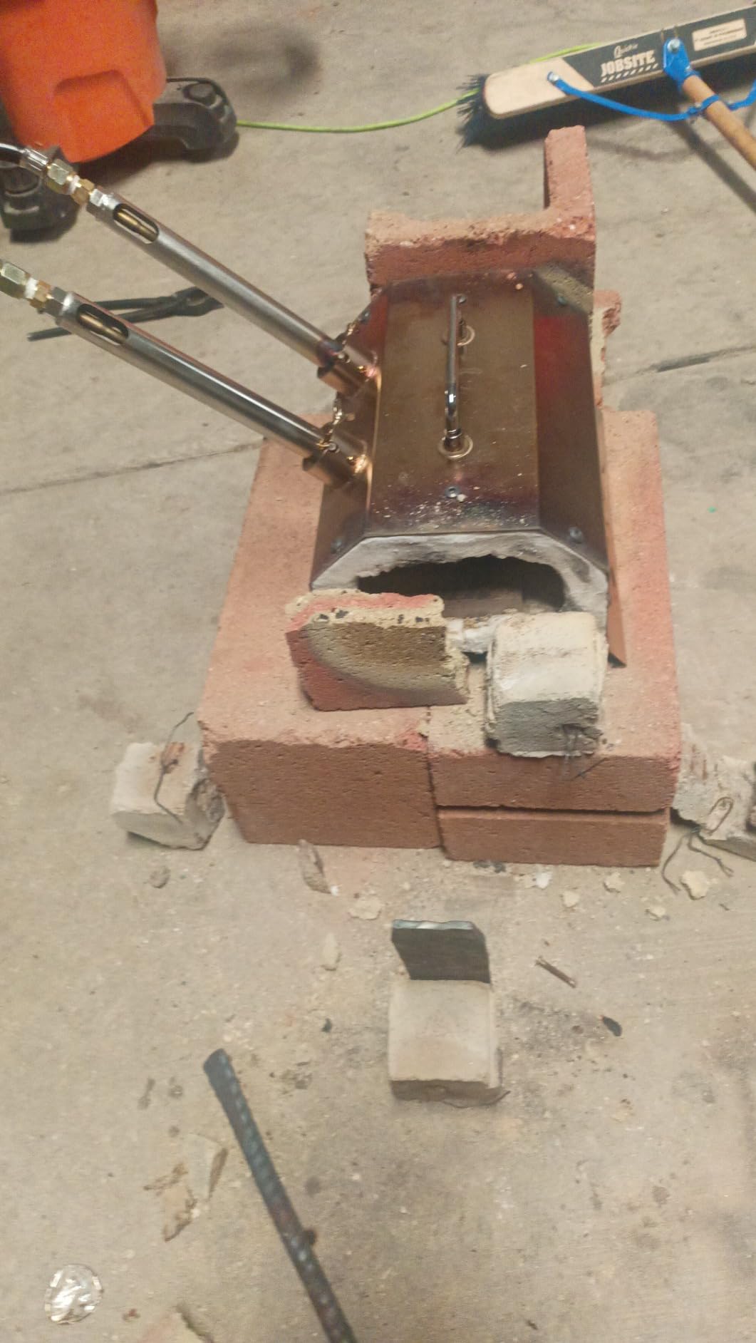 Nelyrho 2 Burner Propane Blacksmith Forge Kit customer photo 1