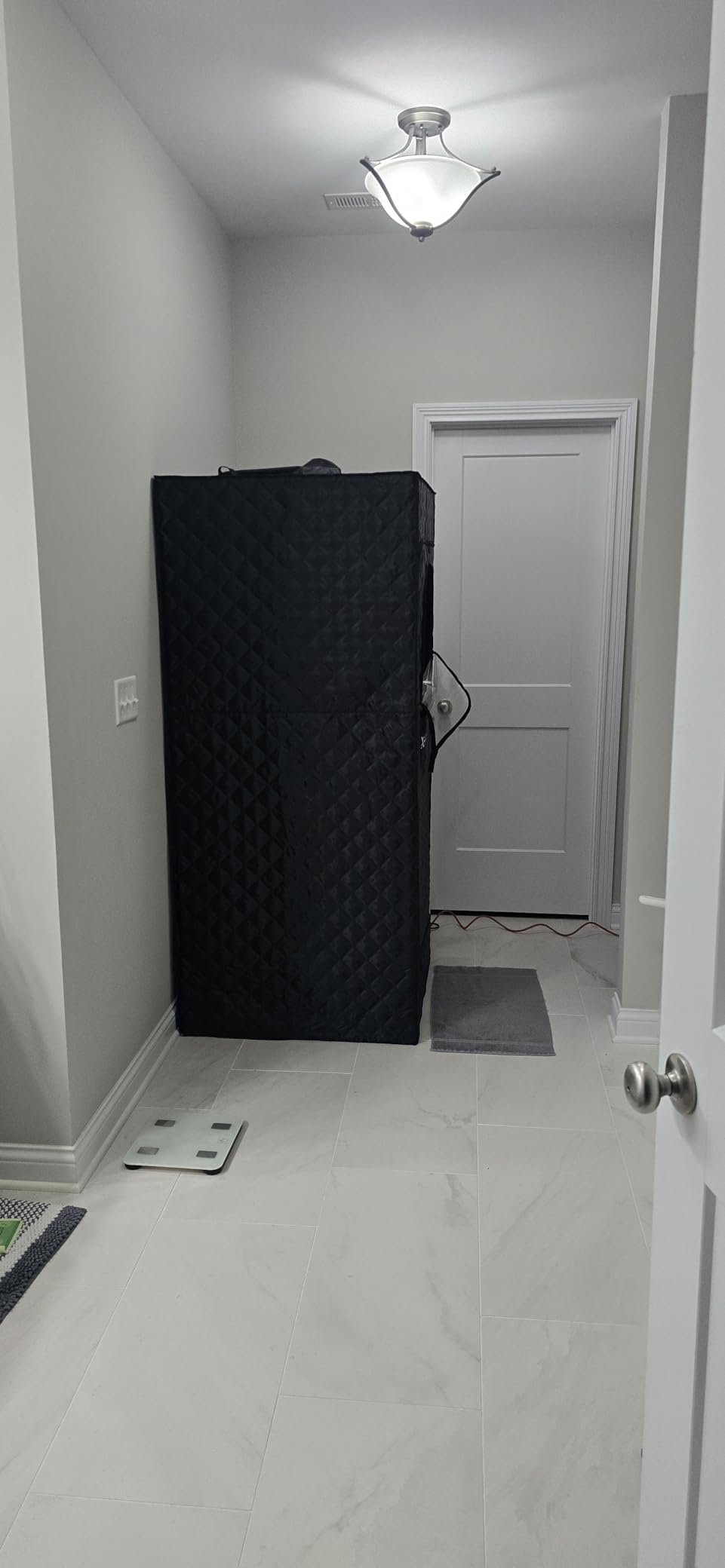 X-Vcak Upgraded Portable Sauna for Home,Relaxation, Steam Sauna for Home with Steamer, Remote Control, Folding Chair, 9 Levels customer photo 1