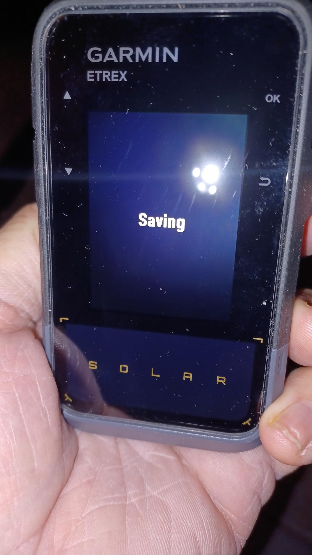 Garmin eTrex® Solar, Rugged & Easy-to-Use GPS Handheld | Essential Navigation Features, Solar Charging, High Resolution Screen, Multi-Band GPS, Water Resistant (IPX7) customer photo 1