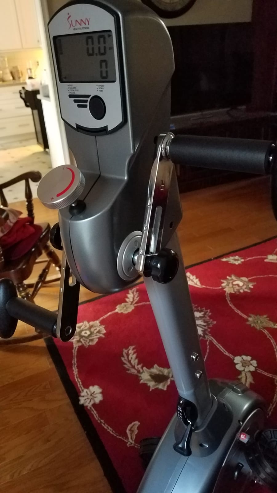 Sunny Health & Fitness Smart Magnetic Recumbent Bike for Home Cardio customer photo 1