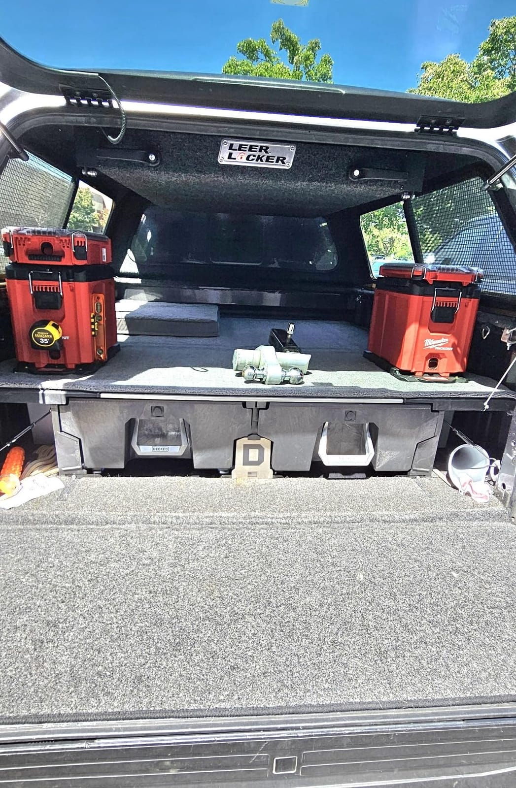 DECKED Truck Bed Storage System Includes System Accessories, Compatible with Ford F150 (2015-current) 5'6