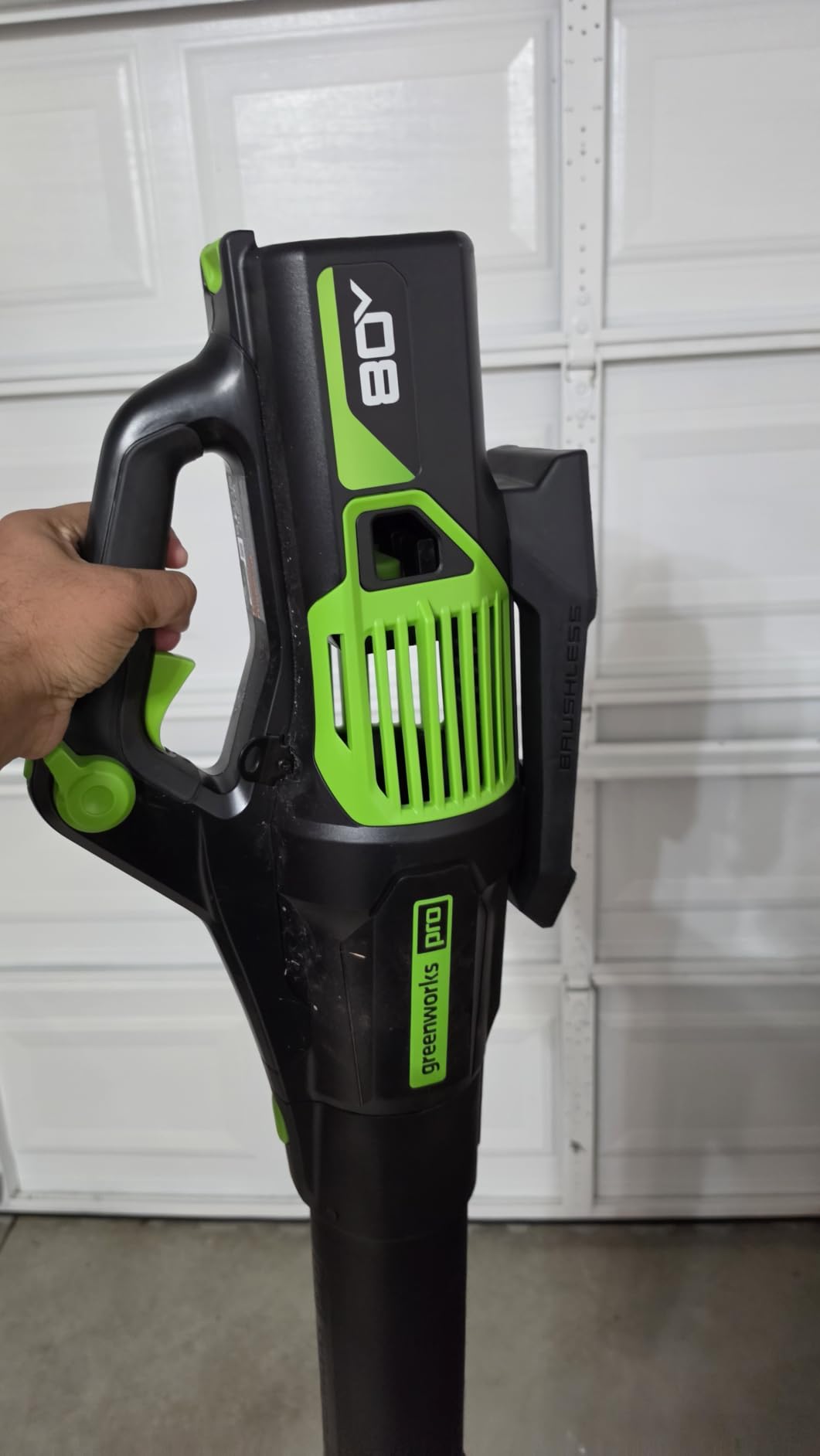 Greenworks 80V Backpack Leaf Blower, 750 CFM, 4.0 Ah Battery and Charger customer photo 2