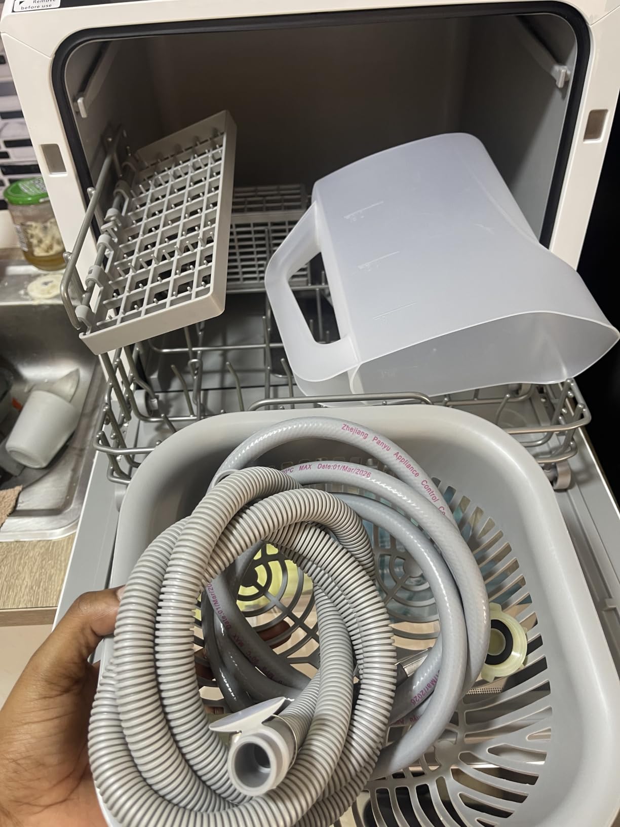 EUHOMY 6 Programs Countertop Dishwasher Portable, 40dB, 360° Coverage customer photo 1