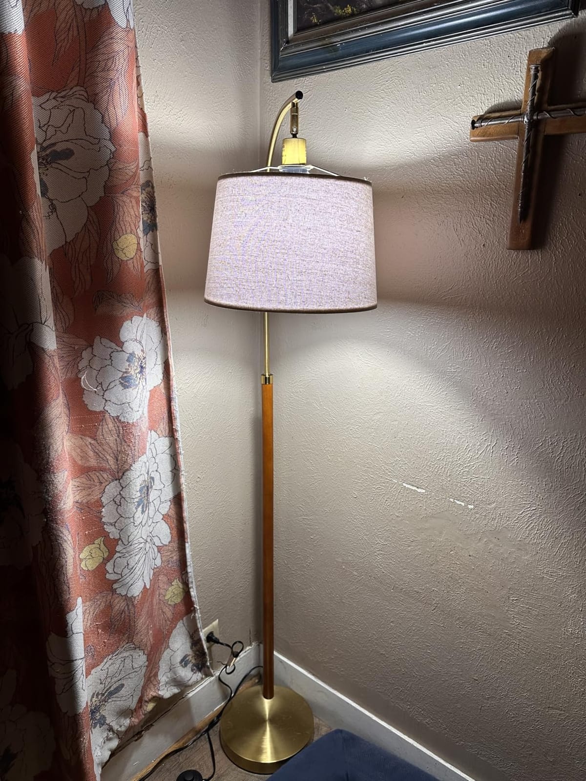 Real Wood Floor Lamps for Living Room Bedroom 62.5