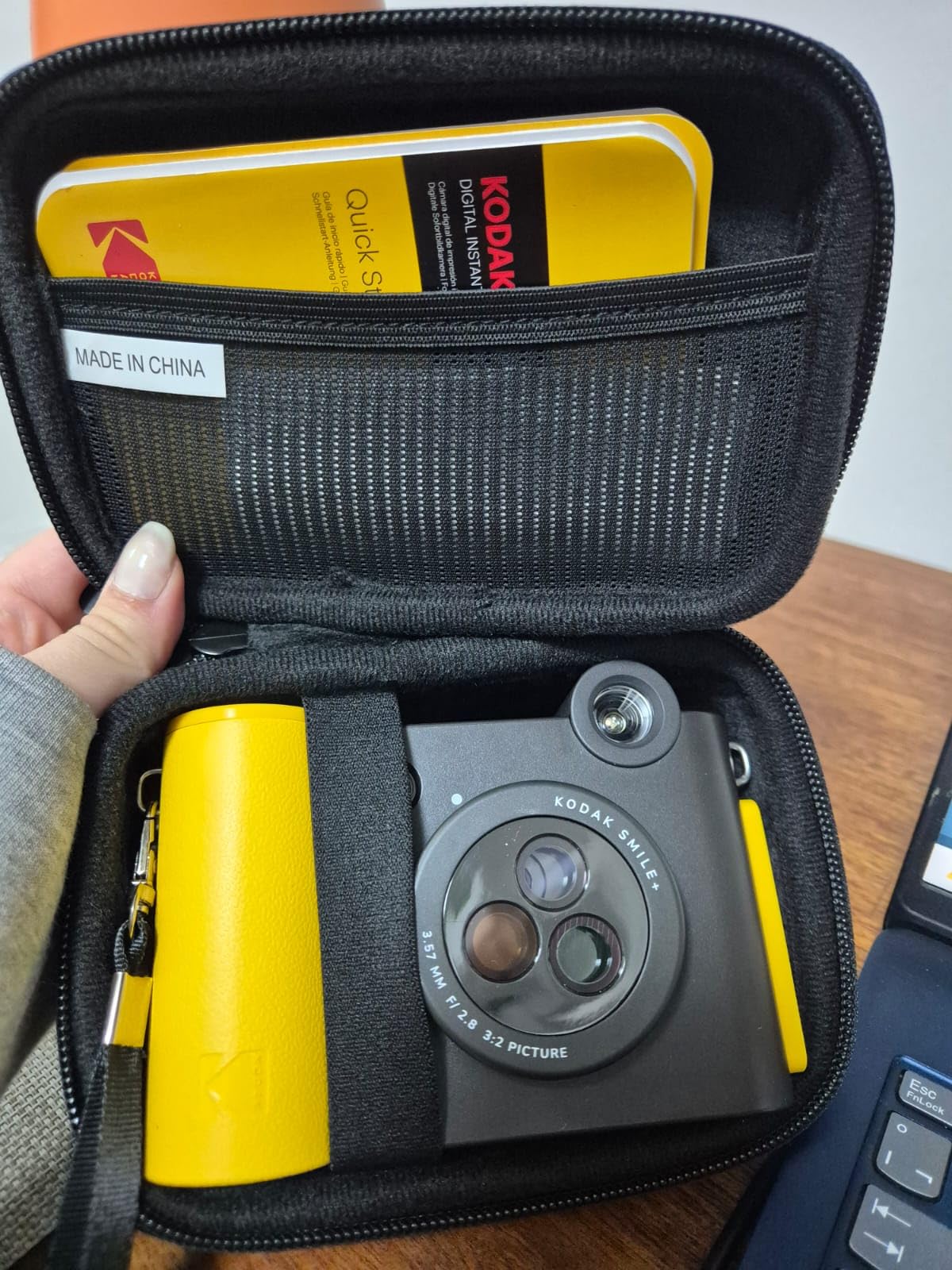 Kodak Smile+ 2-in-1 Digital Instant Print Camera & Wireless Bluetooth Photo Printer - 10MP, Special-Effect Rotating Lens, Zink 2x3” Sticky-Back Photos, Print via Fun App from Smart Devices - Blue customer photo 1