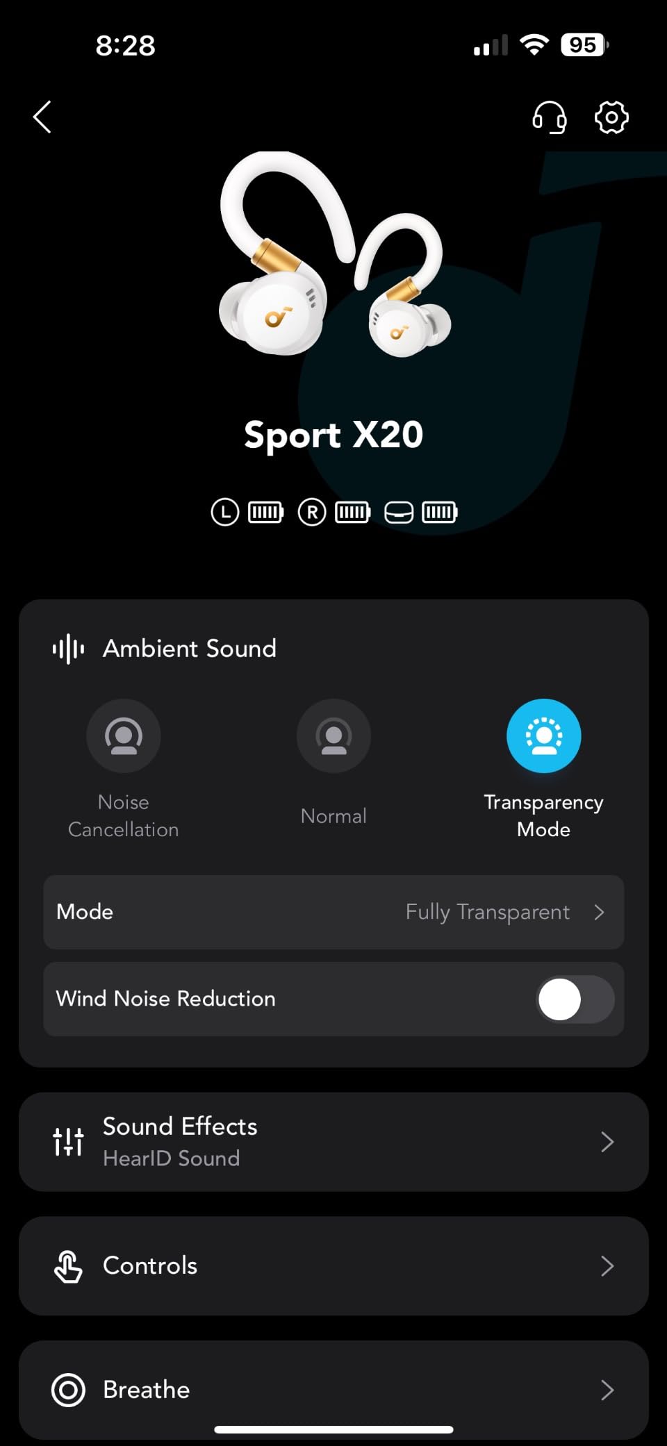 Soundcore Sport X20 by Anker Noise Cancelling Workout Earbuds, Ear Hooks customer photo 1