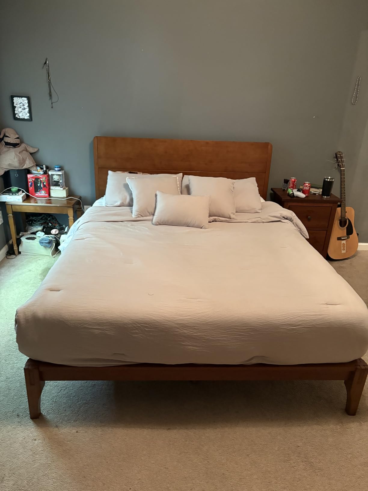 Novilla Queen Mattress, 12 Inch Hybrid Mattress Queen with Comfort Foam, Innerspring Pillow Top Mattress in a Box, Pressure & Pain Relief, Soft Feel but Supportive, CertiPUR-US customer photo 2