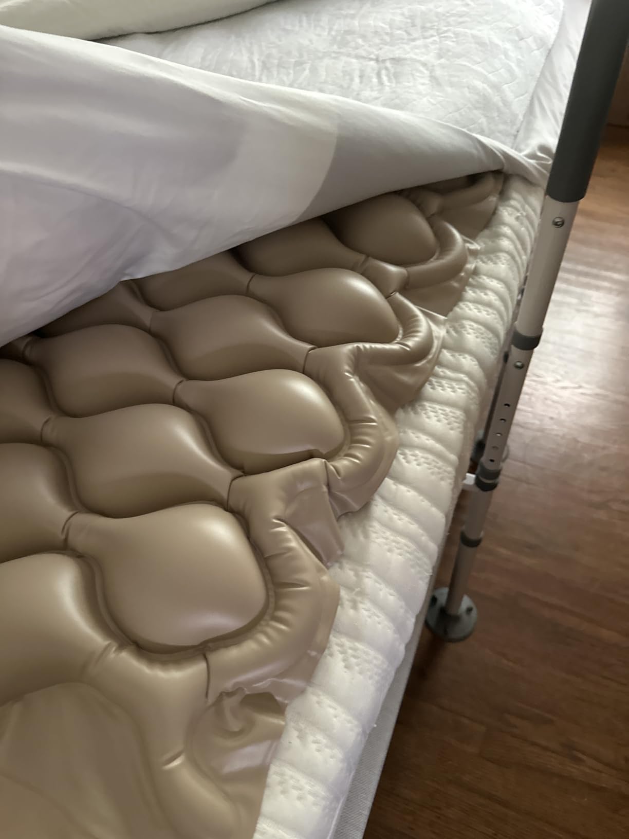 Alcedo Alternating Air Pressure Mattress Pad for Hospital and Home Use | Bed Sore Solution, Ultra-Quiet Adjustable Pump, Waterproof & Durable Mattress, 300 lb Capacity, Twin Size 35x75