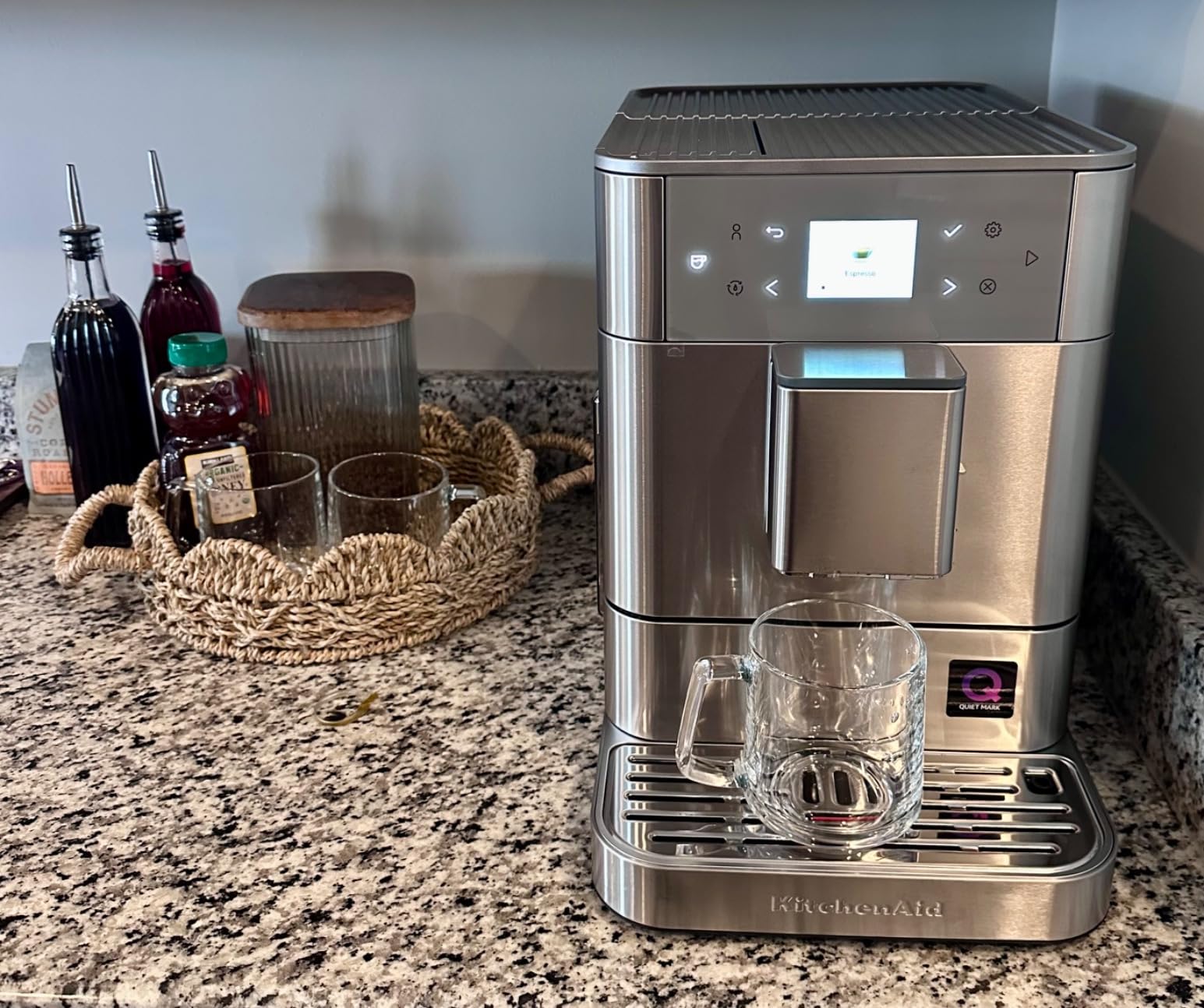 KitchenAid Fully Automatic Espresso Machine KF6, KES8556, Stainless Steel customer photo 2