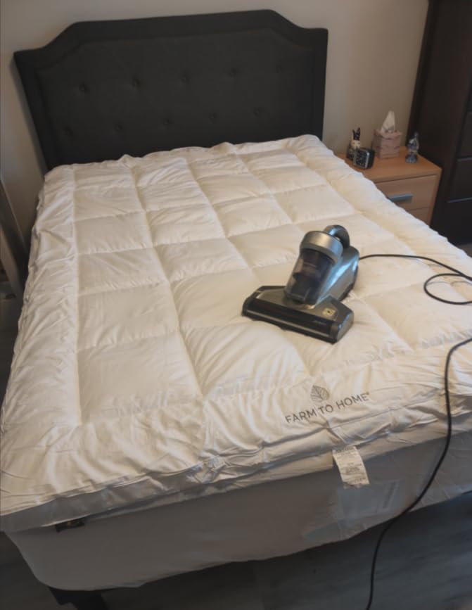 Farm to Home Organic Cotton Mattress Protector Queen Size - 2