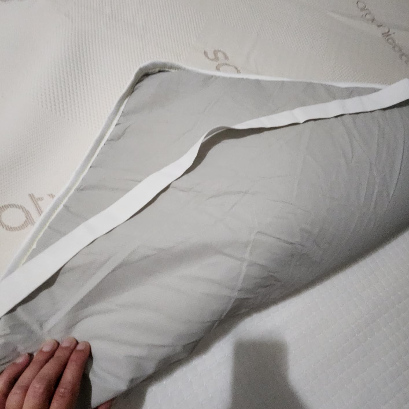 Saatva Natural Latex Premium Mattress Topper, 1.5