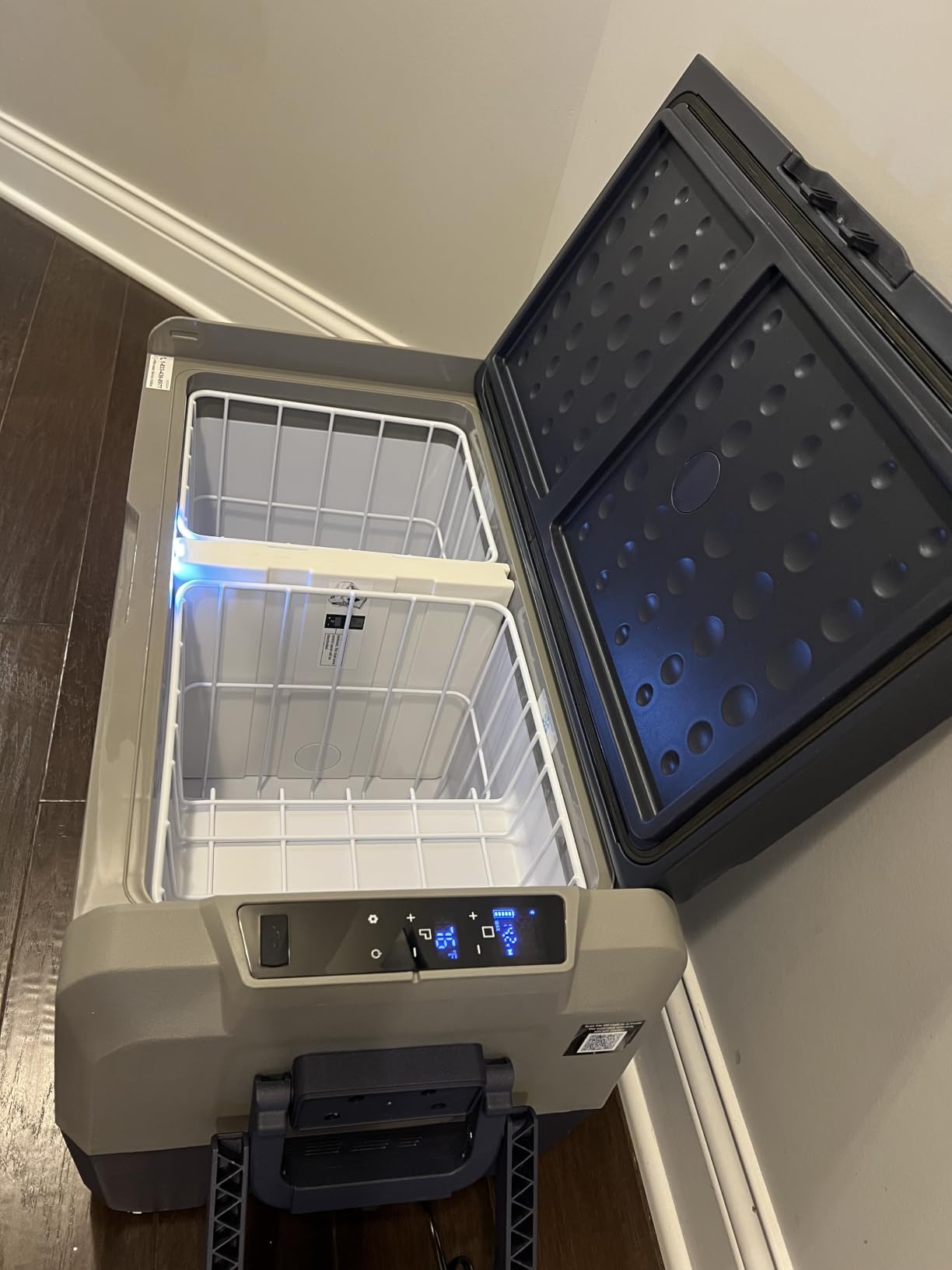 BODEGACOOLER 12 Volt Portable Refrigerator,64 Quart Car Fridge Dual Zone -4℉-68℉,60L Car Freezer APP Control,Electric Compressor Cooler 12/24V DC and 100-240V AC for RV,Camping,Travel,Truck,Vehicles customer photo 2