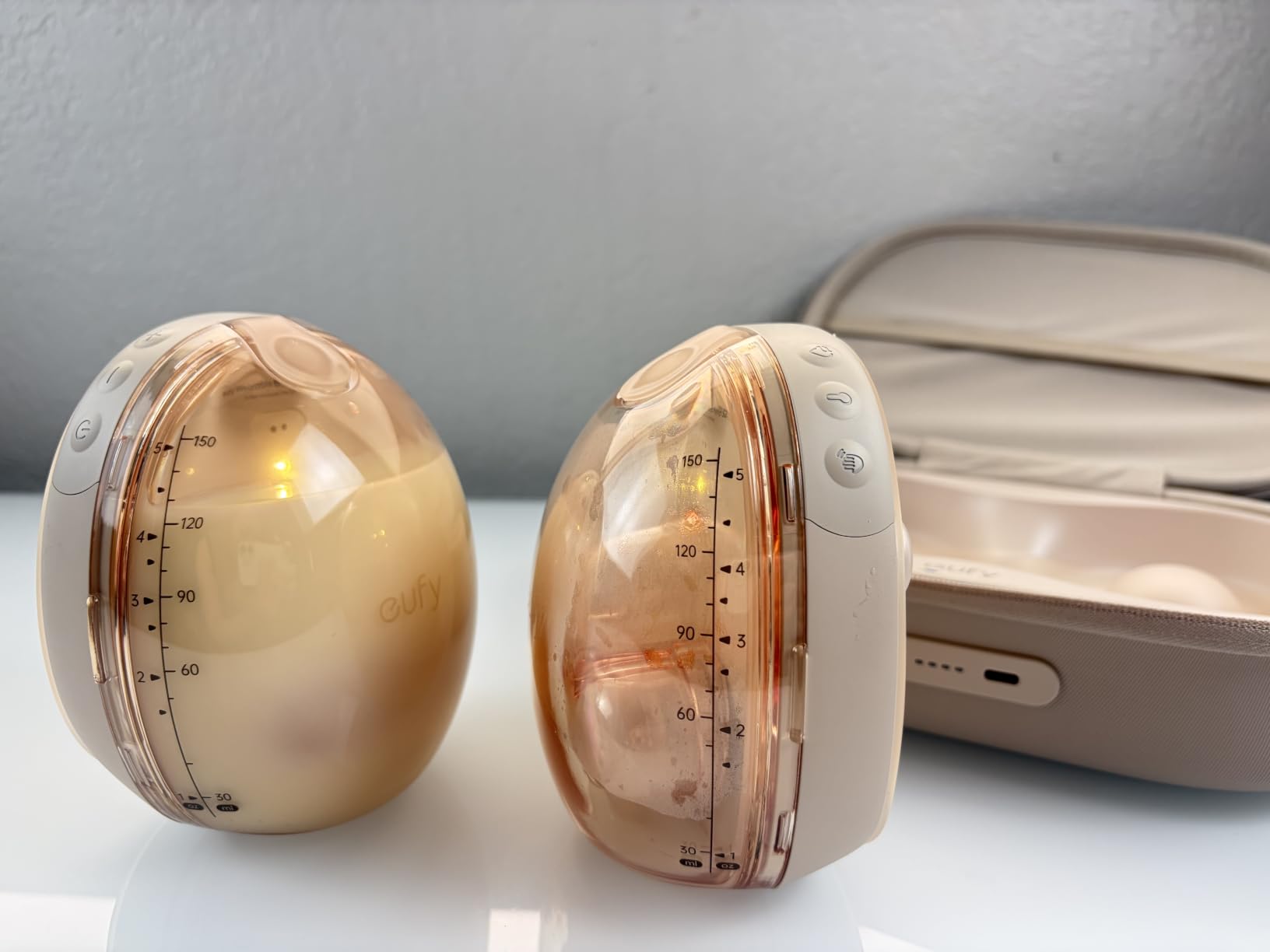 eufy Heated Wearable Breast Pump S1, HeatFlow, Hands-Free customer photo 1