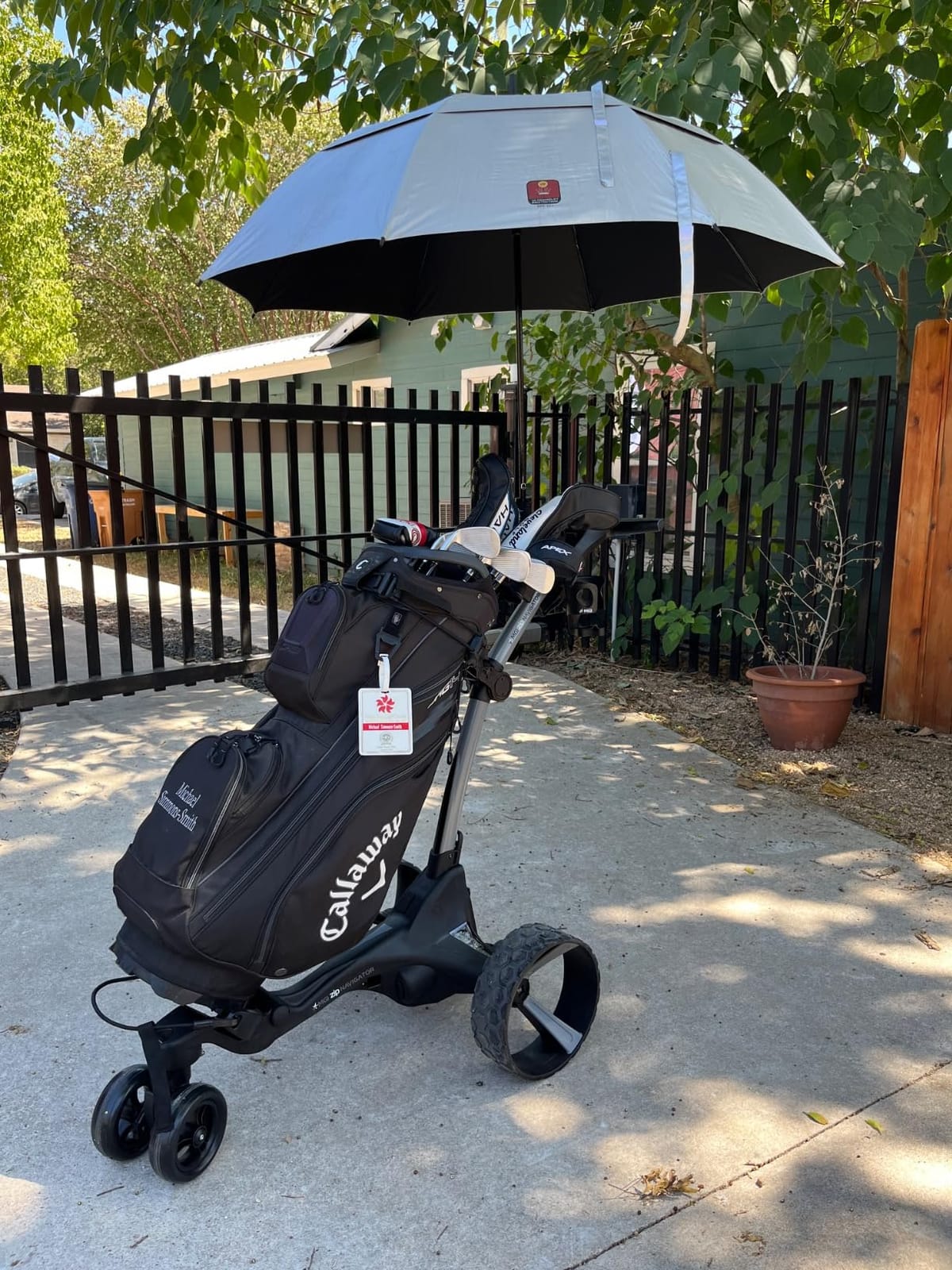 MGI Zip X5 Electric Golf Cart - 36 Hole Battery - (Drink, Umbrella, & GPS Phone) customer photo 1