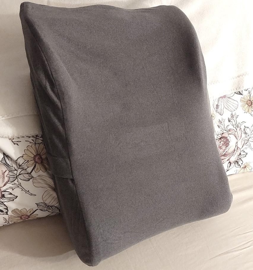 itcozy Leg Elevation Pillow for After Surgery, Memory Foam Leg Wedge Pillow with Ergonomic Curved Groove that Follows the Natural Leg Shape for Swelling, Recovery and Blood Circulation customer photo 2