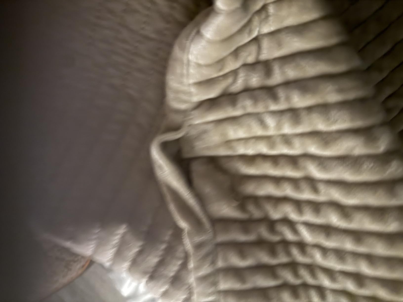 EverGrace Striped Channel Velvet Quilt Set, Queen Size, Urban Taupe | Luxurious Soft Lightweight Velvet Comforter, Oversized Bedspread Coverlet, Quilted Bedding Set for All Season, with 2 Shams customer photo 1