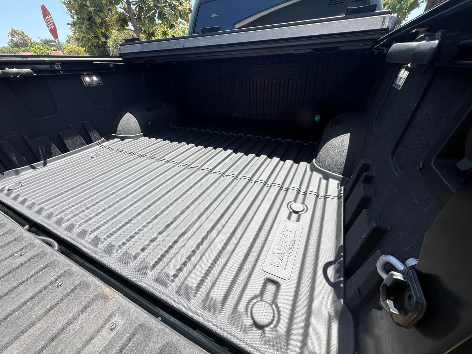 LASFIT Truck Bed Mat for Chevrolet Silverado/GMC Sierra 1500 2019-2026 | Only Fit 5.8FT Bed, Not For Optional CarbonPro Bed, Not Drop-in Liners; All Weather TPE Custom Fit, Anti-slip, Easy Wash customer photo 1