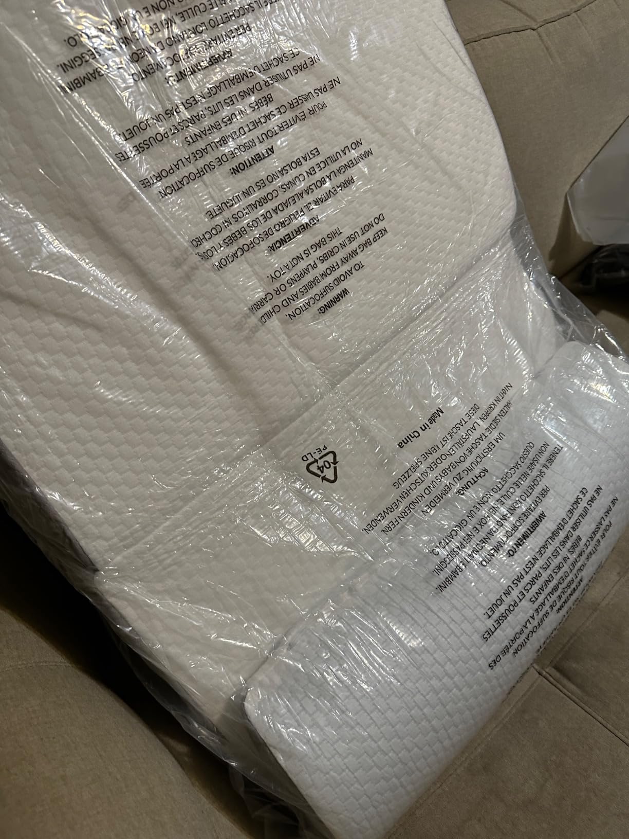 BIEEZZK Wedge Pillow Set for After Surgery, Wedge Pillow for Acid Reflux, Bed Wedge Pillow with Adjustable 9&12inch for Headboard, Sleeping, Orthopedic Memory Foam for Neck&Back Support, White/Grey customer photo 1