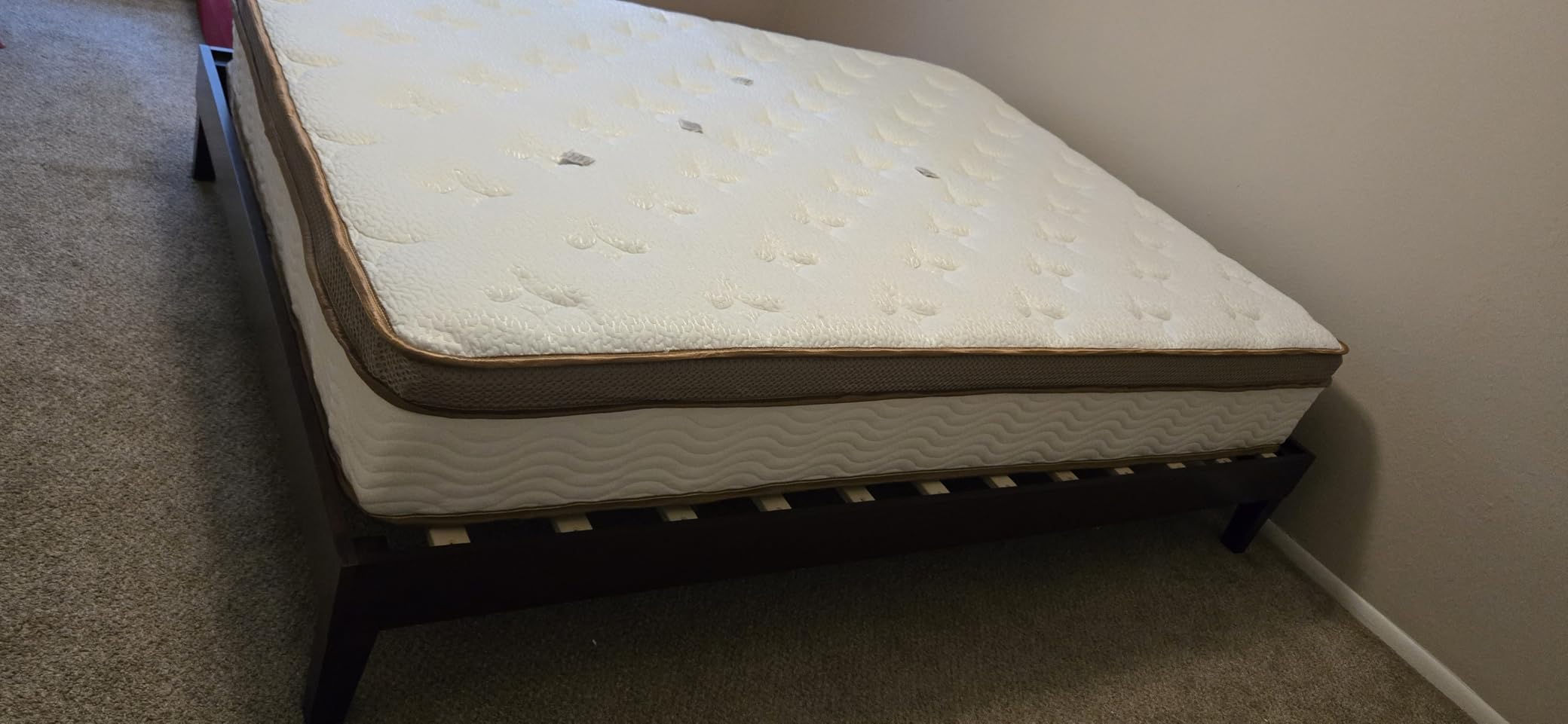 BedStory Queen Mattress 14 Inch - Firm Hybrid Mattress with Orthopedic Spinal Support for Back Pain customer photo 2