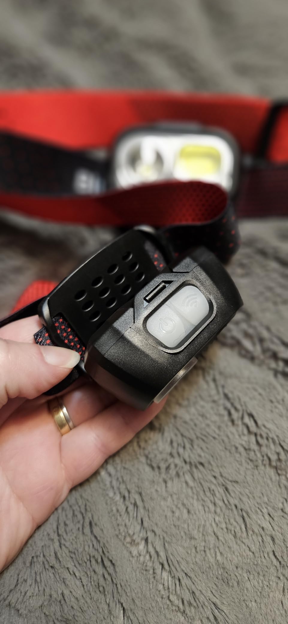 Blukar LED Headlamp Rechargeable, 2000L Super Bright Headlight Flashlight customer photo 1
