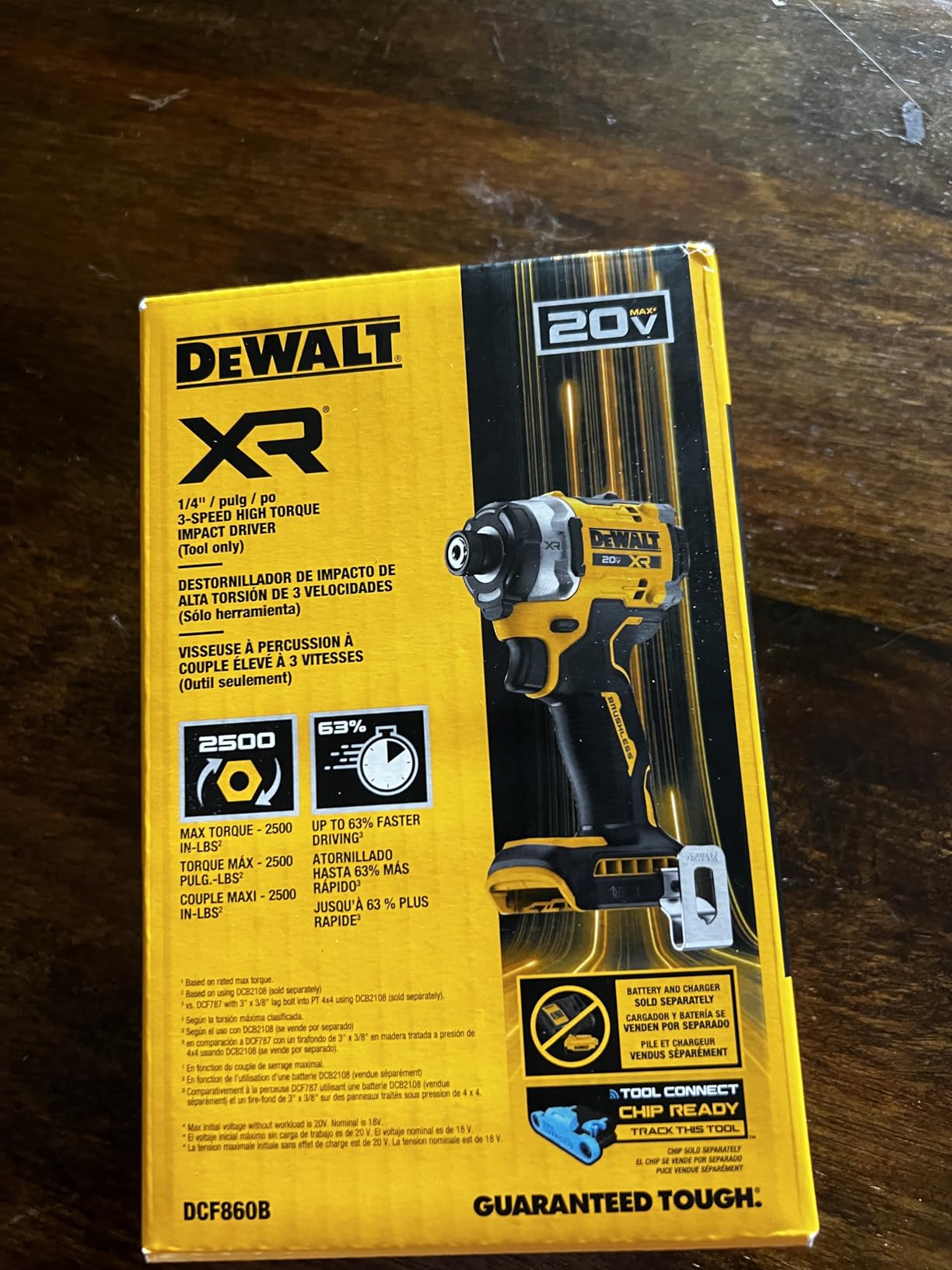 DEWALT 20V MAX XR 1/4 Inch Cordless Impact Driver, Bare Tool Only (DCF860B) customer photo 1