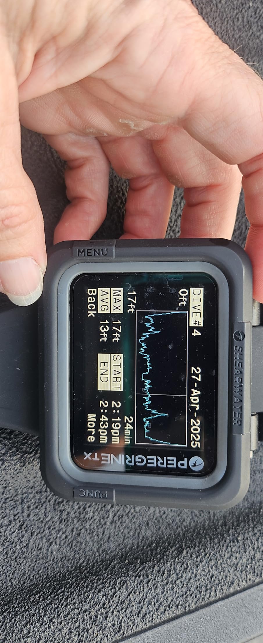 Shearwater Research Peregrine TX Air Integrated Color Dive Computer customer photo 1