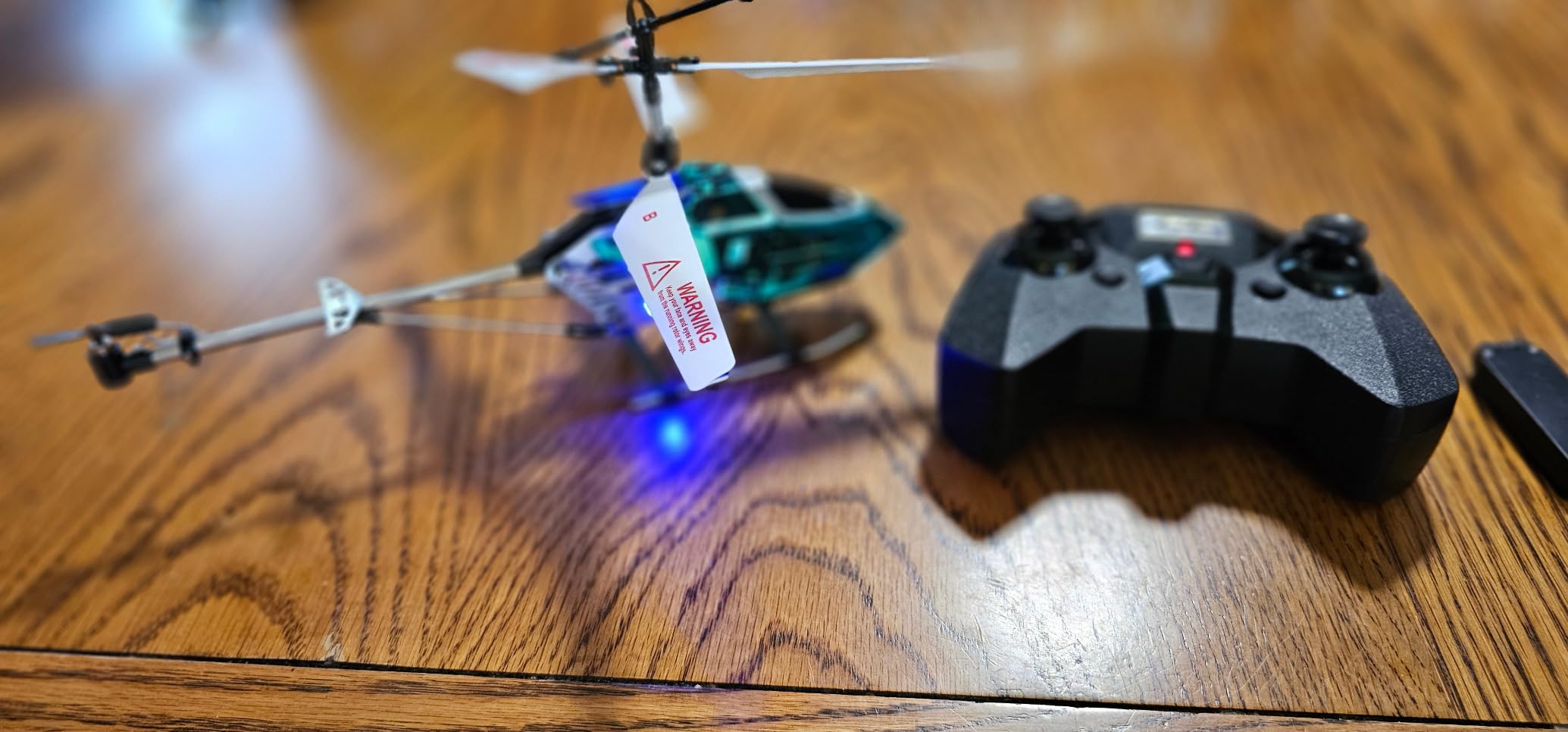XIKOTEC Remote Control Helicopter, RC Helicopter Toy for Kids (Blue) customer photo 2