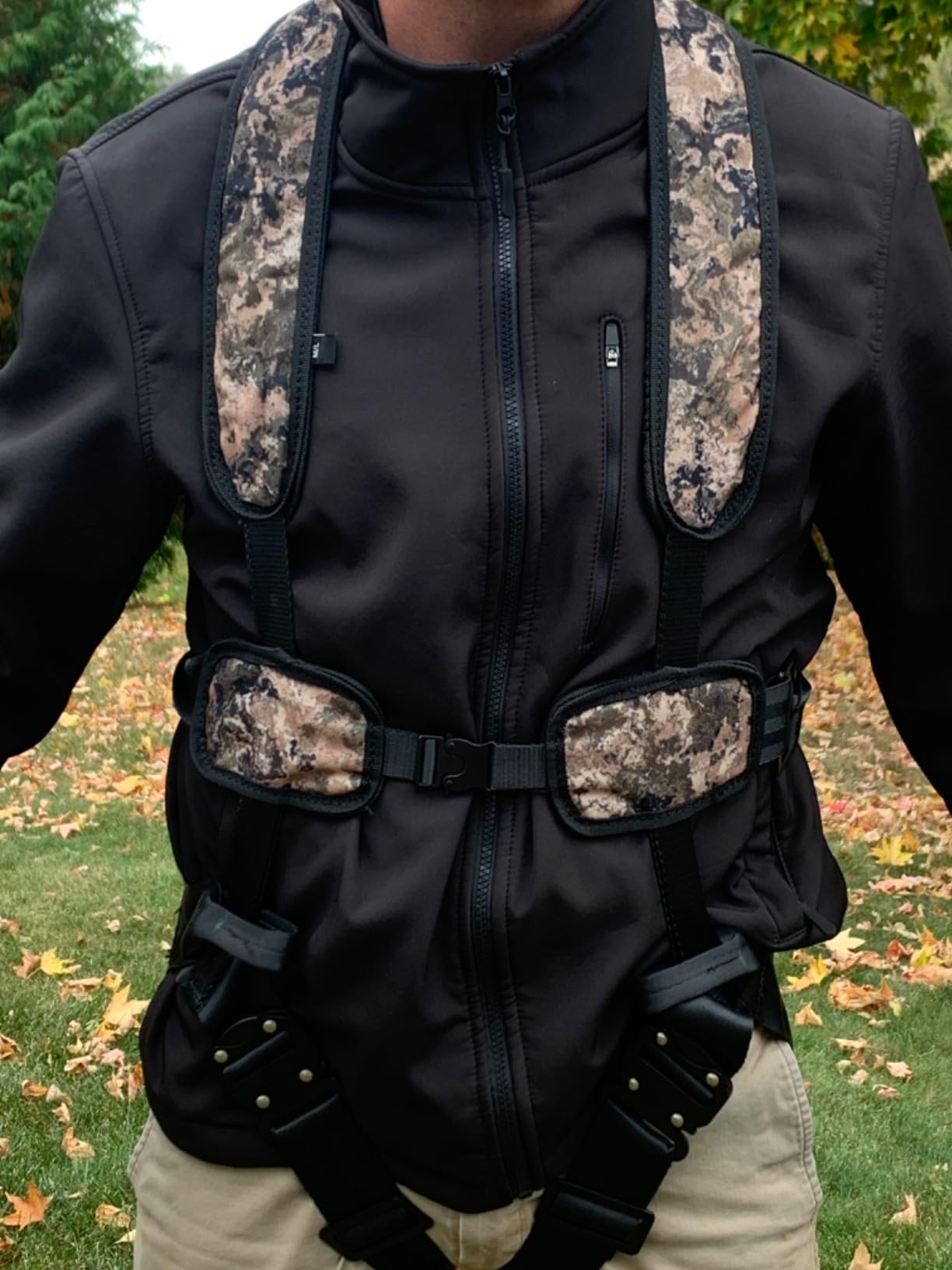 QOGIR Tree Stand Harness, Lightweight Hunter Safety Harness for Tree-Stand Hunting, Adjustable Tree Stand Safety Harness customer photo 2