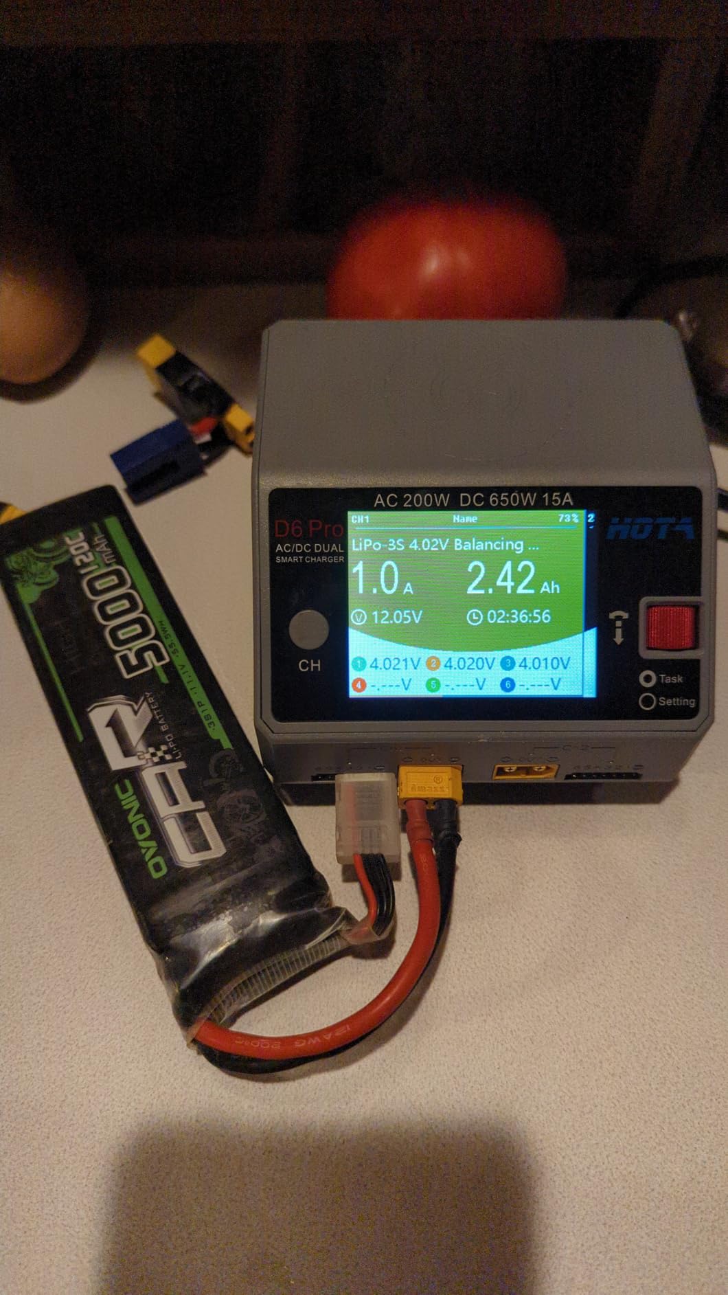 HOTA D6 Pro Dual Channel RC Battery Charger for 1-6S Lipo Batteries customer photo 1